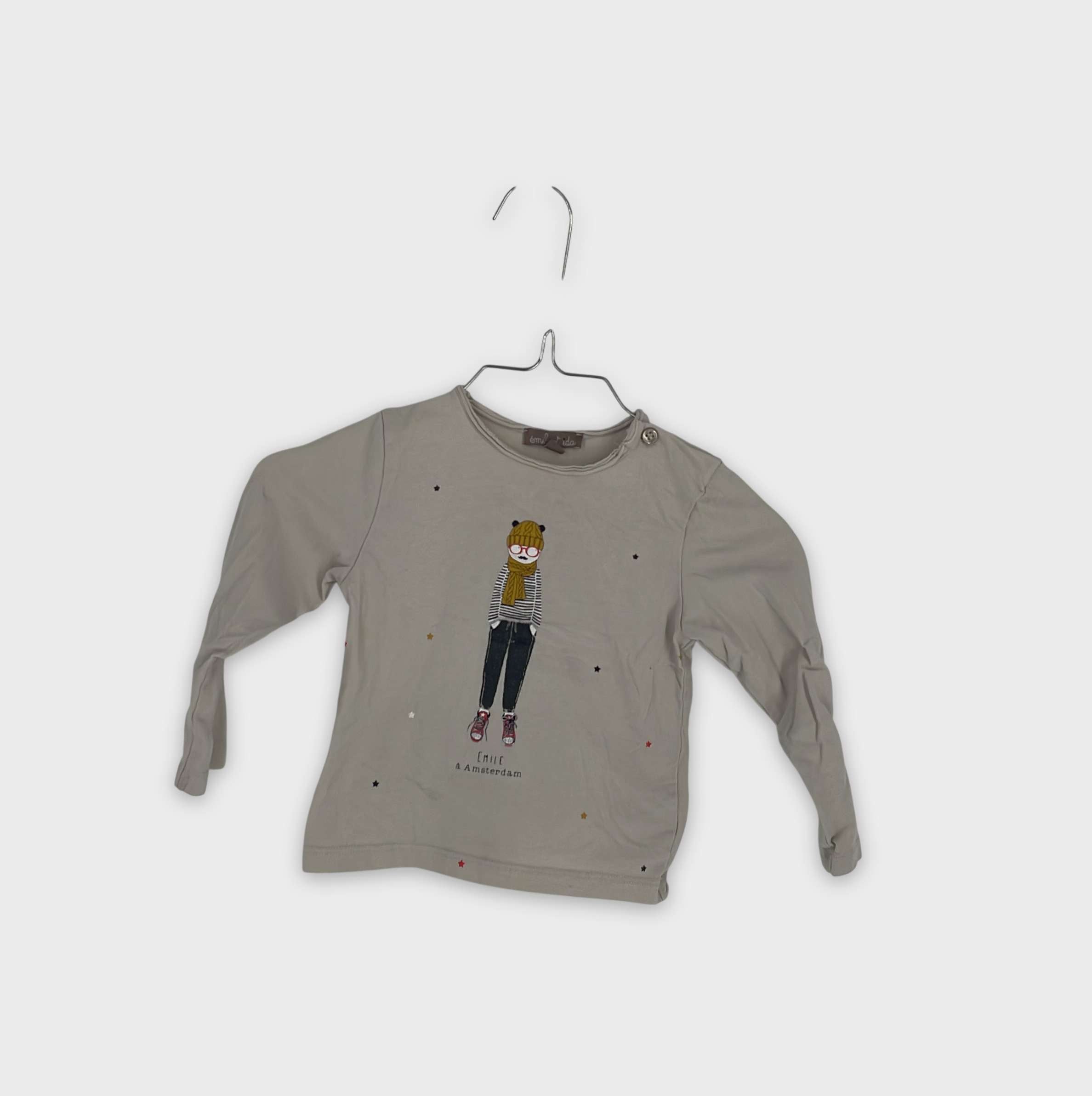 0-T-shirt manches longues Emile & Ida 18 mois