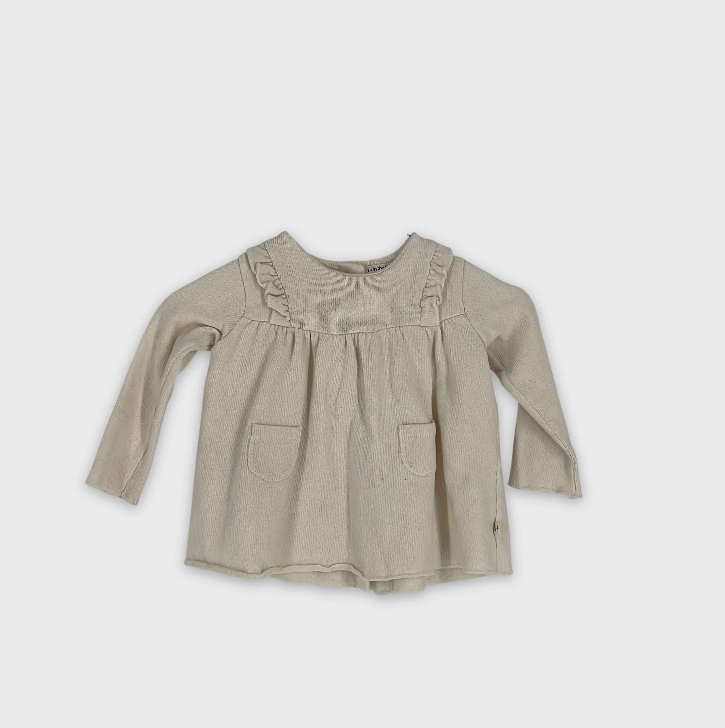 0-T-shirt manches longues 1+ In The Family 6 mois