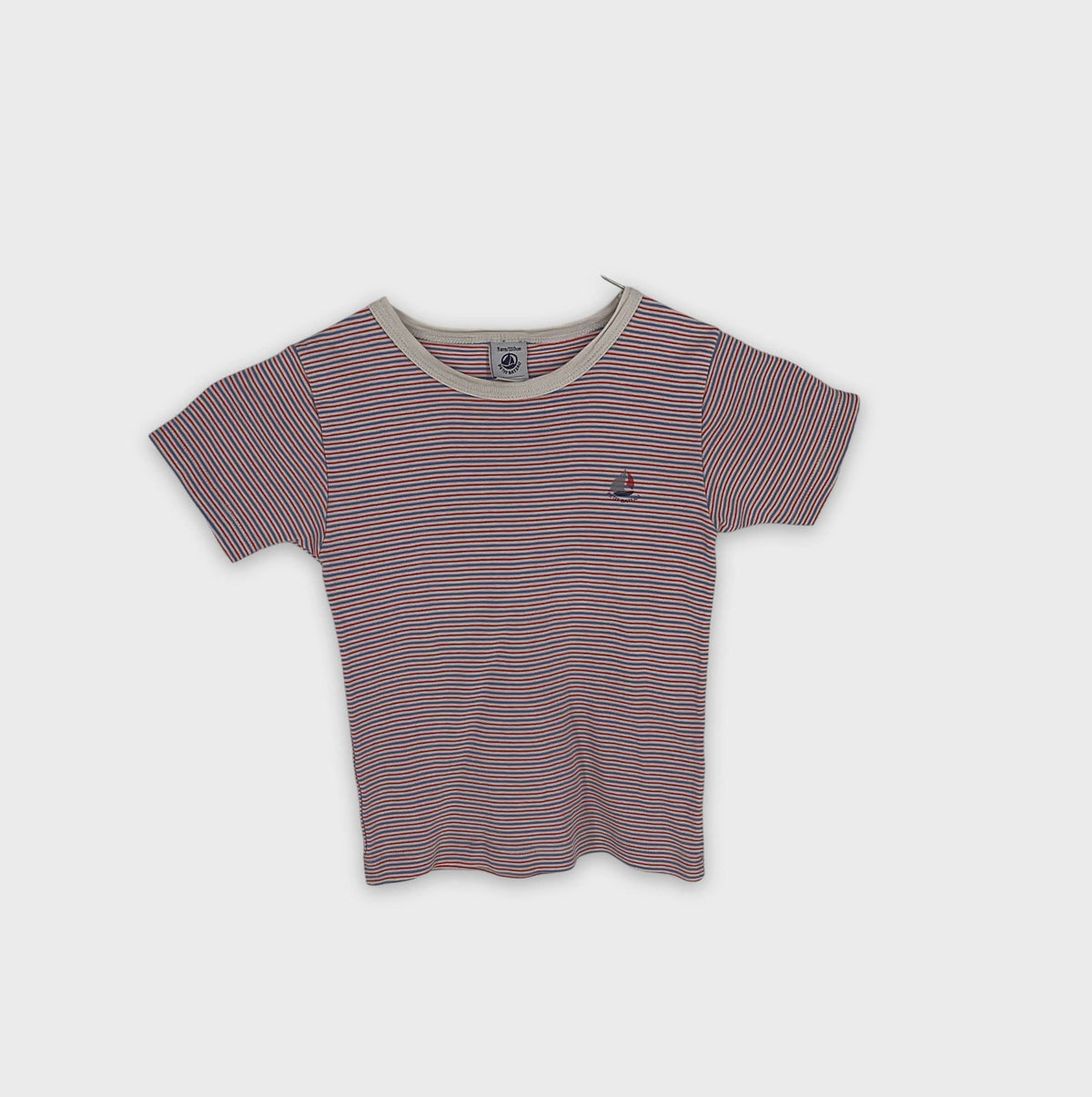 0-T-shirt manches courtes Petit Bateau 5 ans