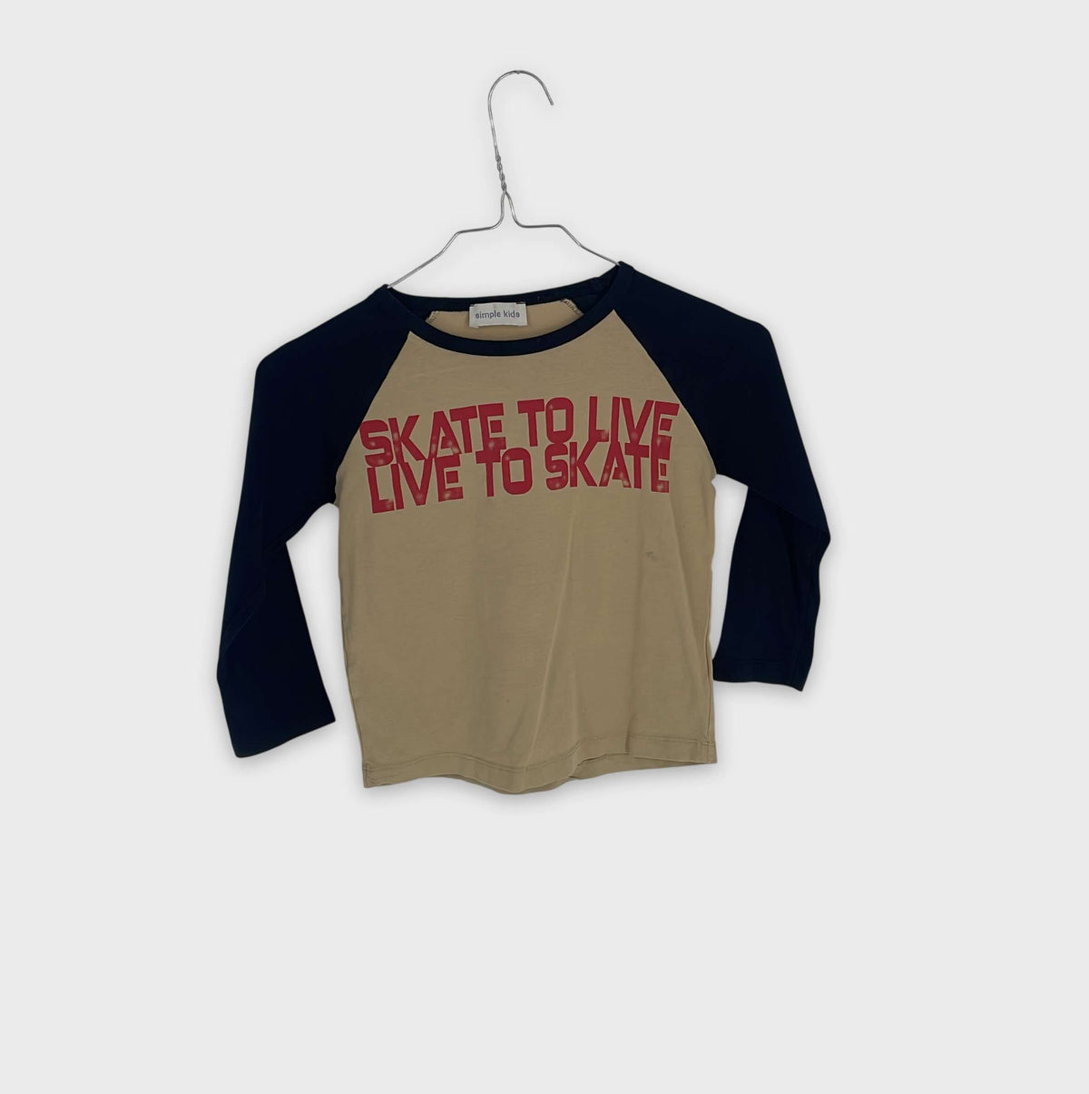 0-T-shirt manches longues Simple Kids 8 ans