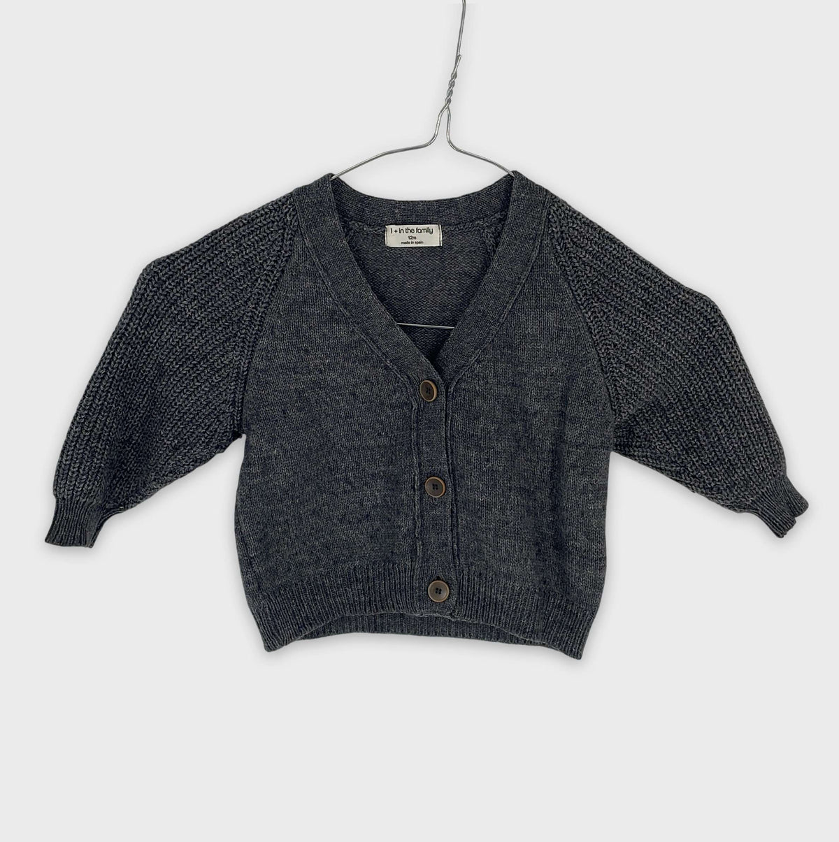0-Gilet 1+ In The Family 12 mois