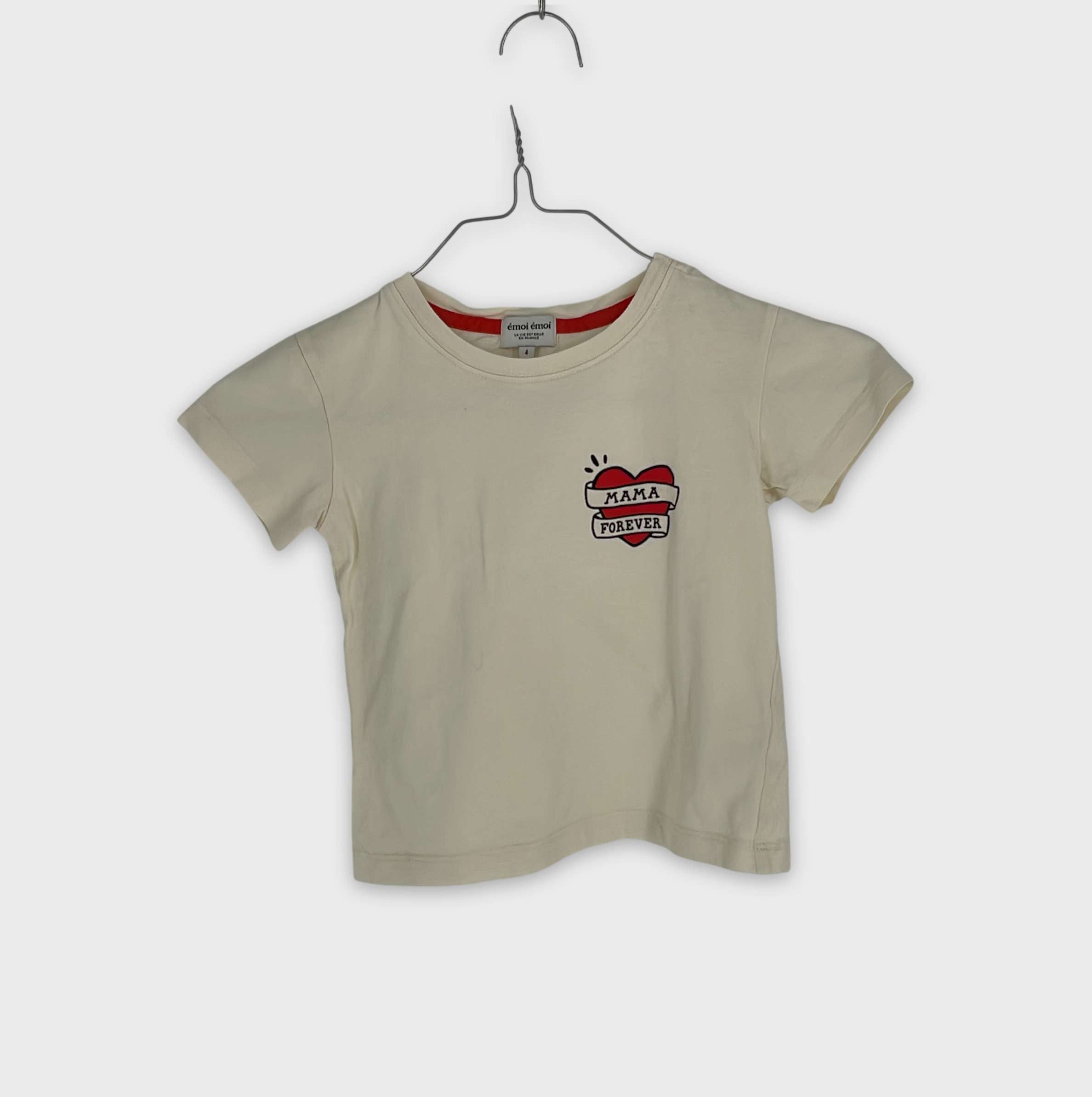 0-T-shirt manches courtes Emoi Émoi 4 ans