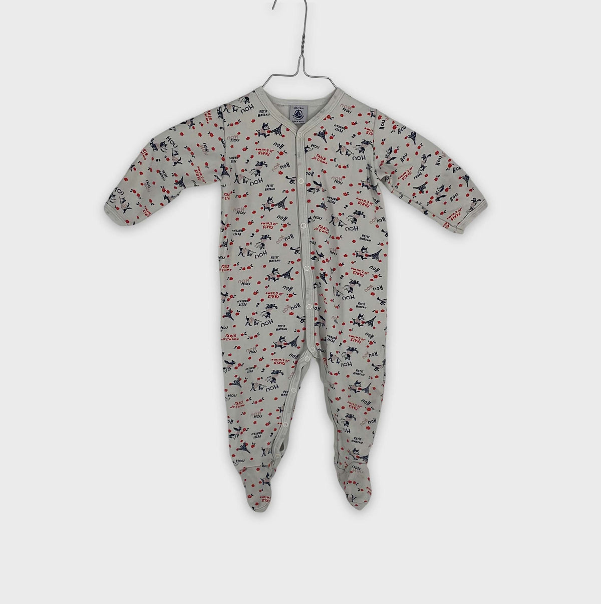 0-Pyjama long Petit Bateau 12 mois