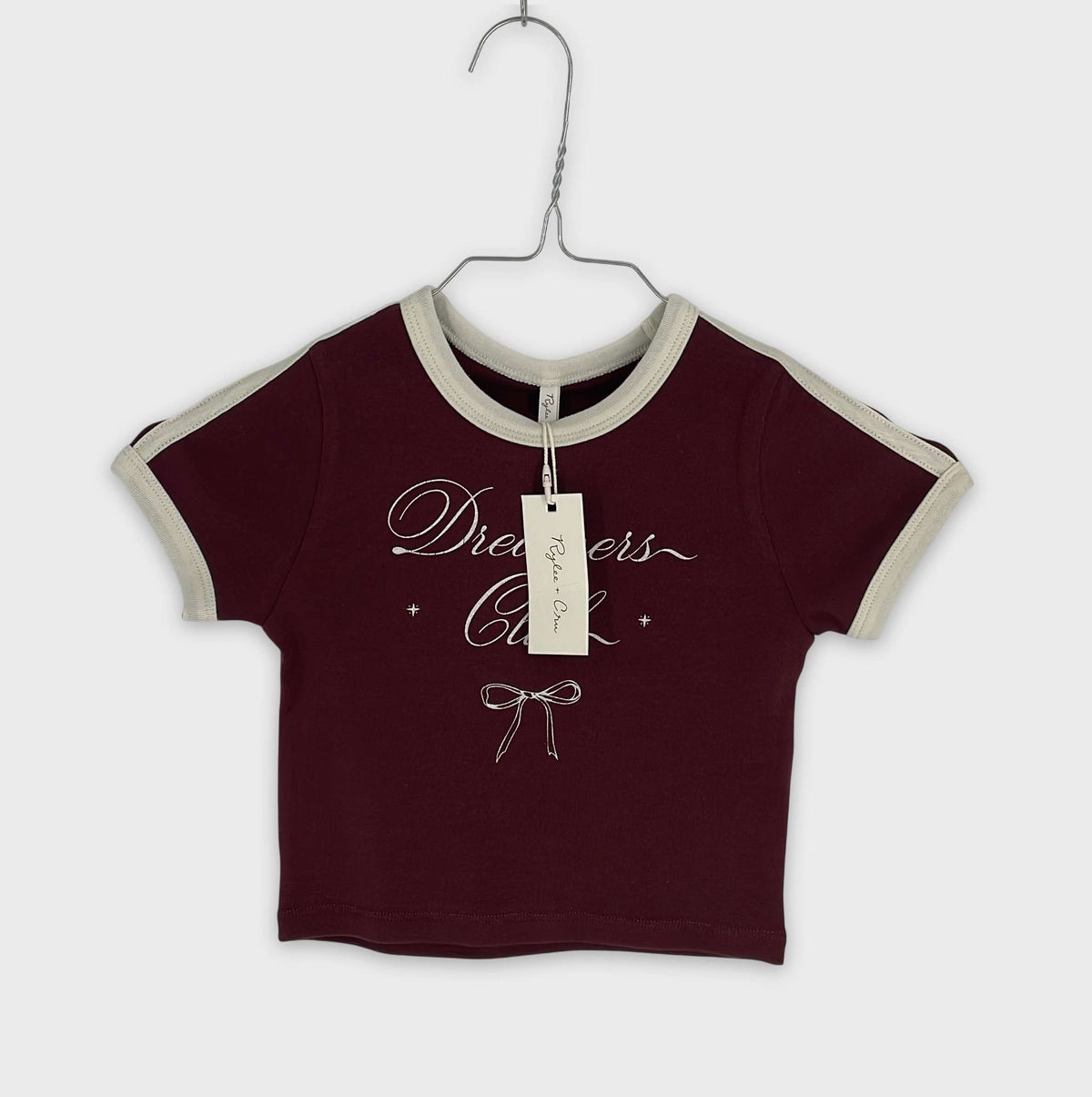 0-T-shirt manches courtes Rylee + Cru 4-5 Ans