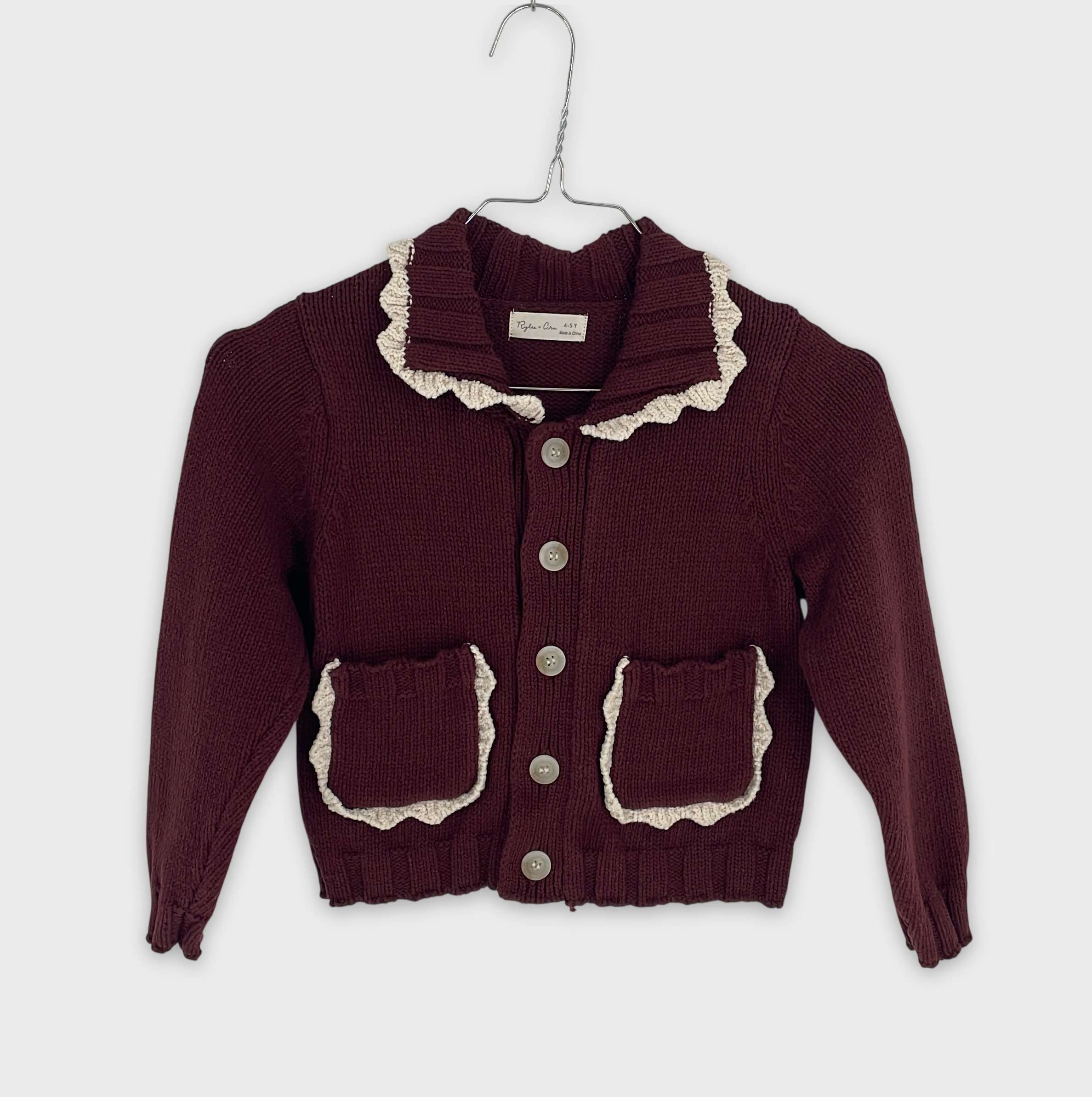 0-Gilet Rylee + Cru 4-5 Ans