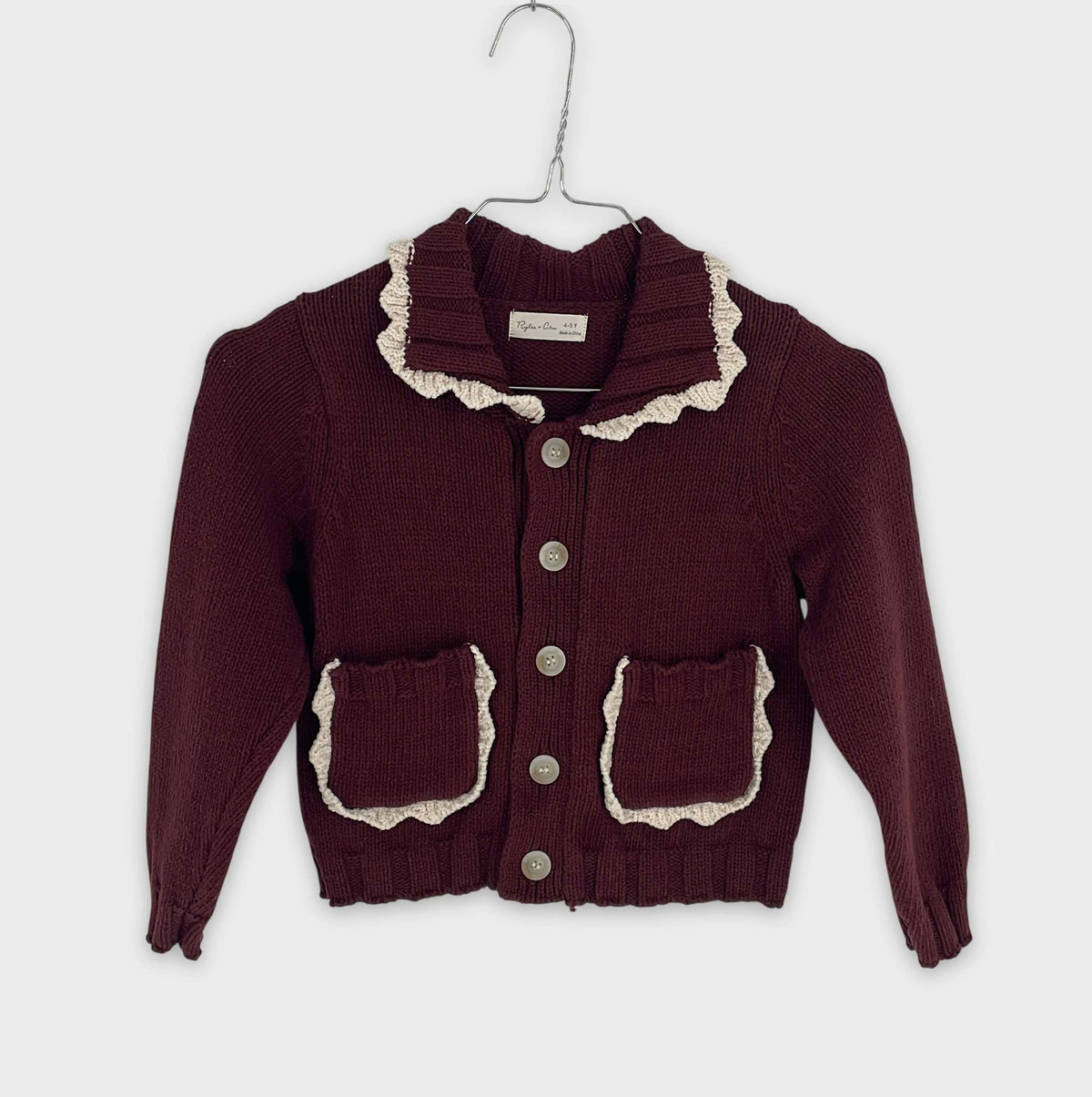 0-Gilet Rylee + Cru 4-5 Ans