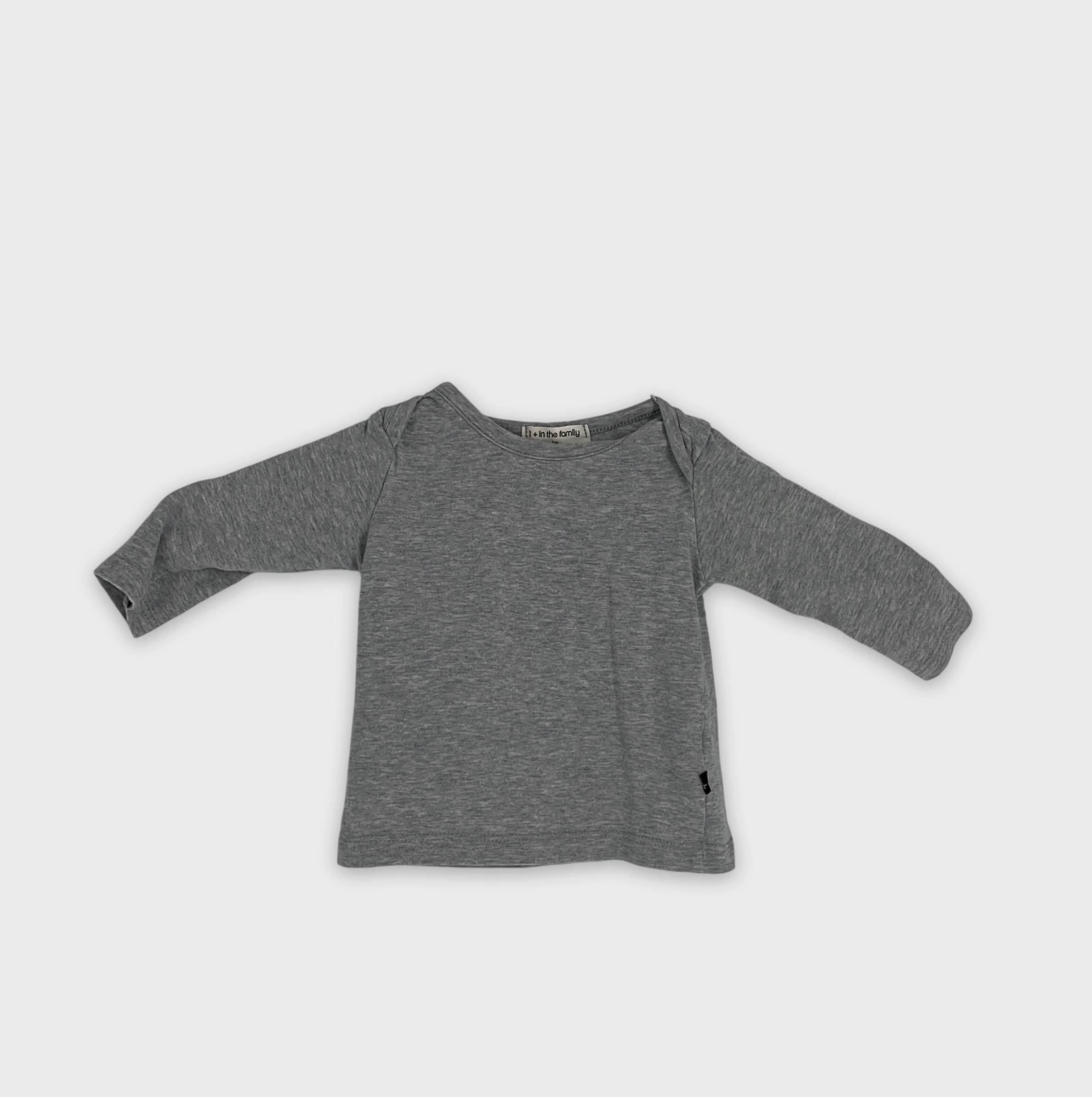 0-T-shirt manches longues 1+ In The Family 1 mois