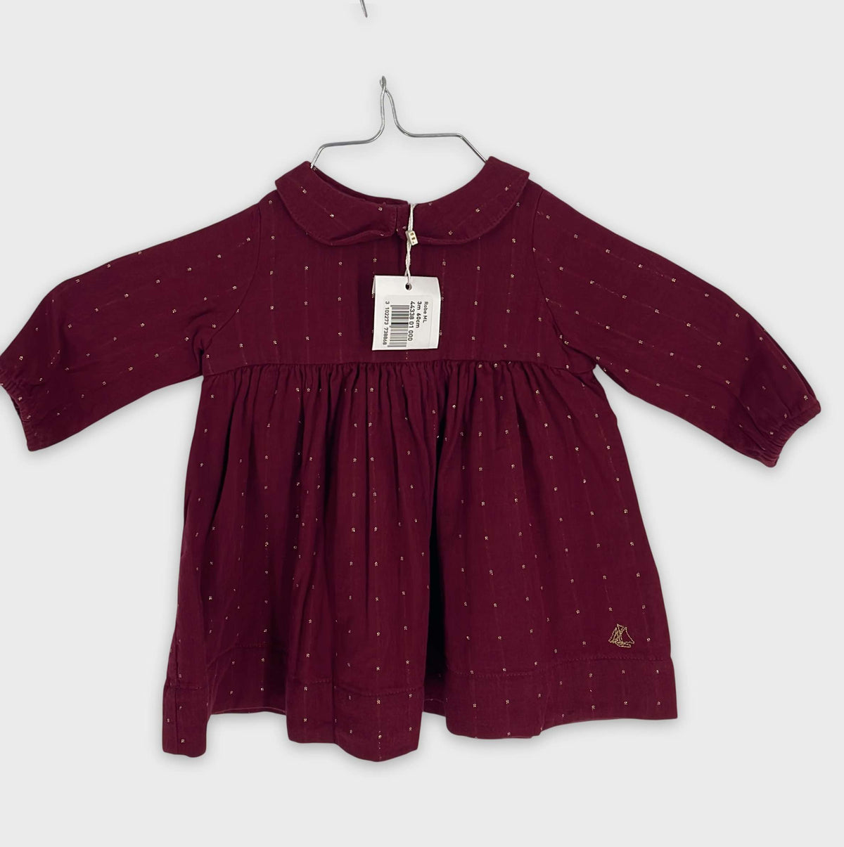0-Robe Petit Bateau 3 mois