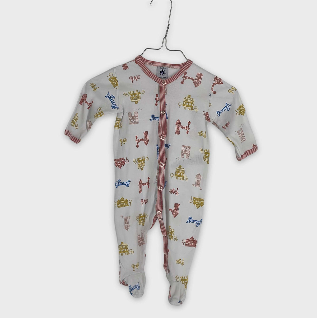 0-Pyjama long Petit Bateau 6 mois