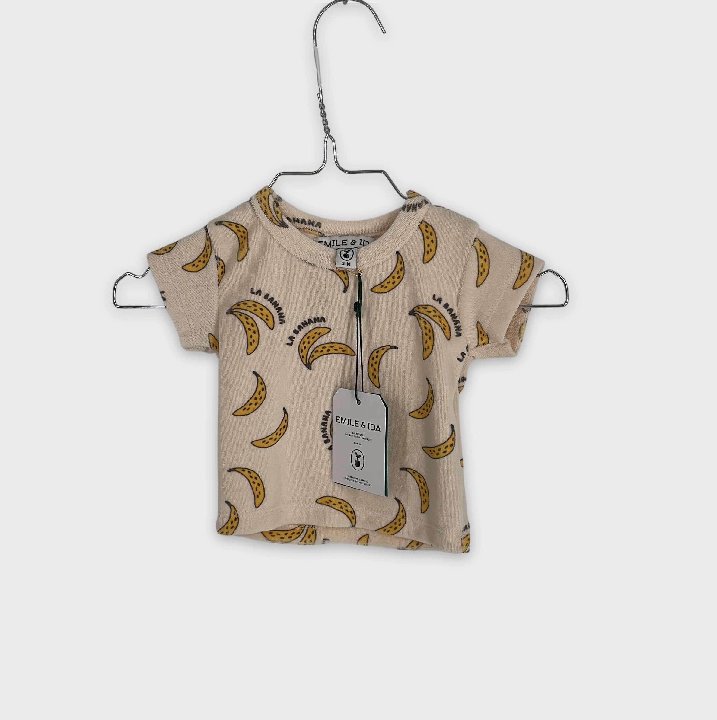 0-T-shirt manches courtes Emile & Ida 3 mois