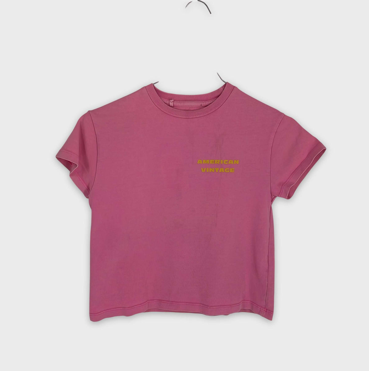 0-T-shirt manches courtes American Vintage