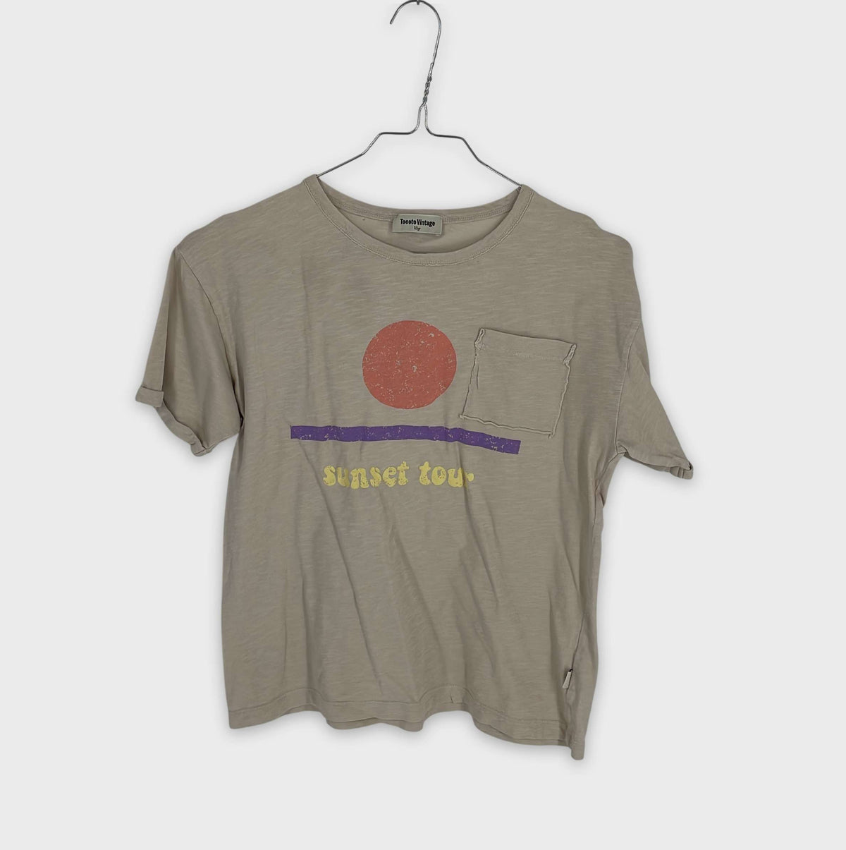 0-T-shirt manches courtes Tocoto Vintage 10 ans