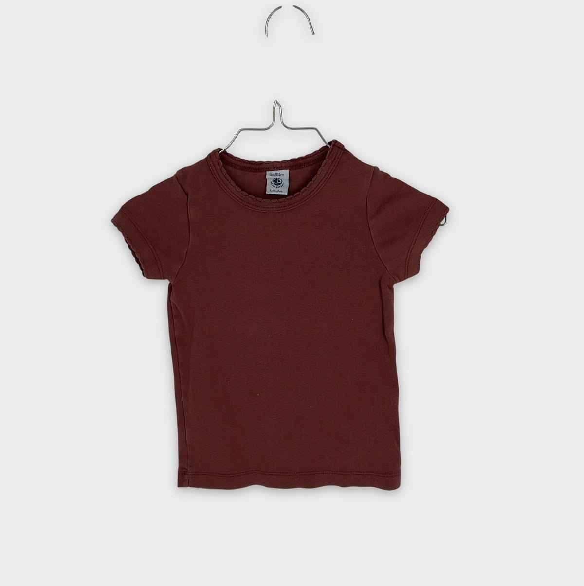 0-T-shirt manches courtes Petit Bateau 4 ans