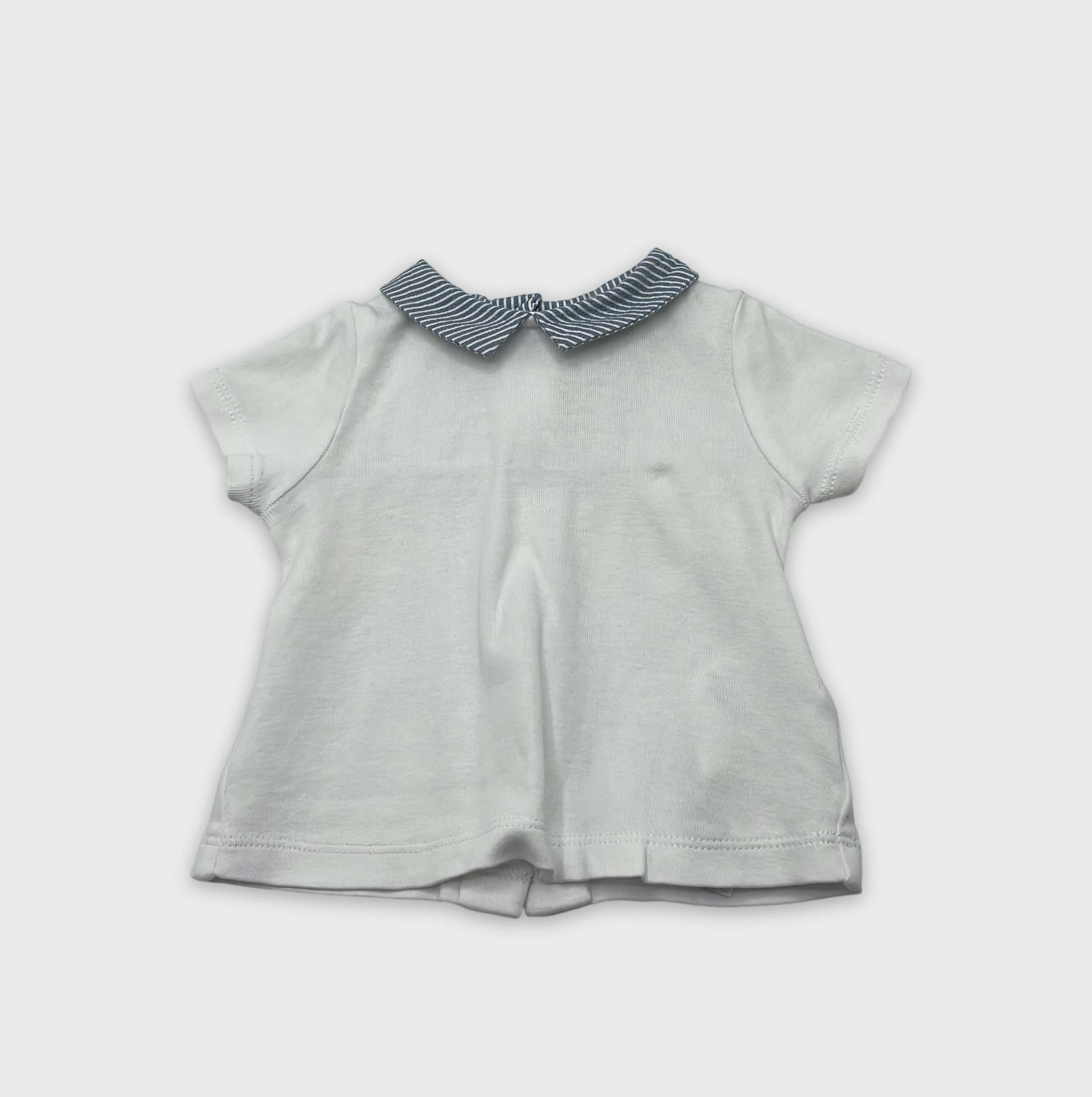 0-T-shirt manches courtes Cyrillus 1 mois