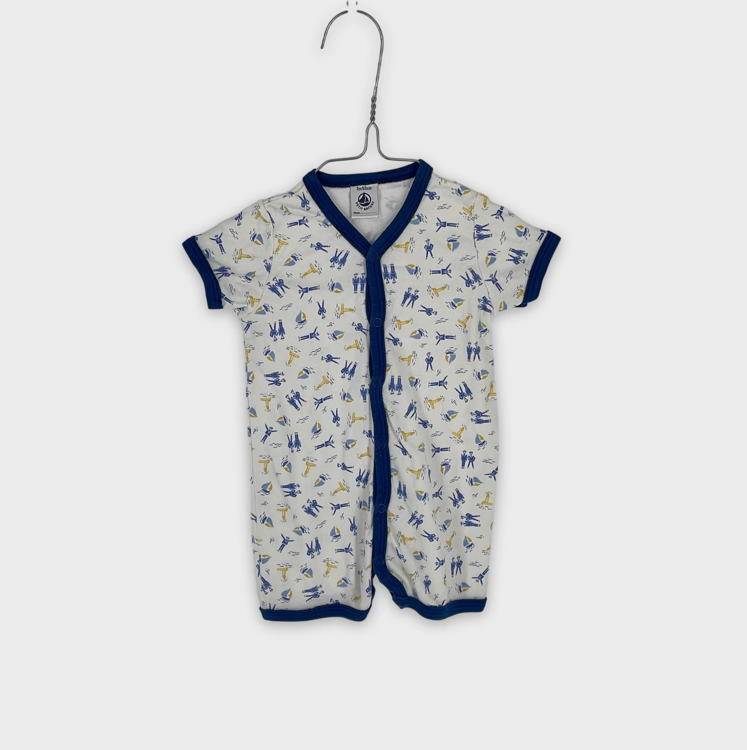 0-Barboteuse Petit Bateau 3 mois