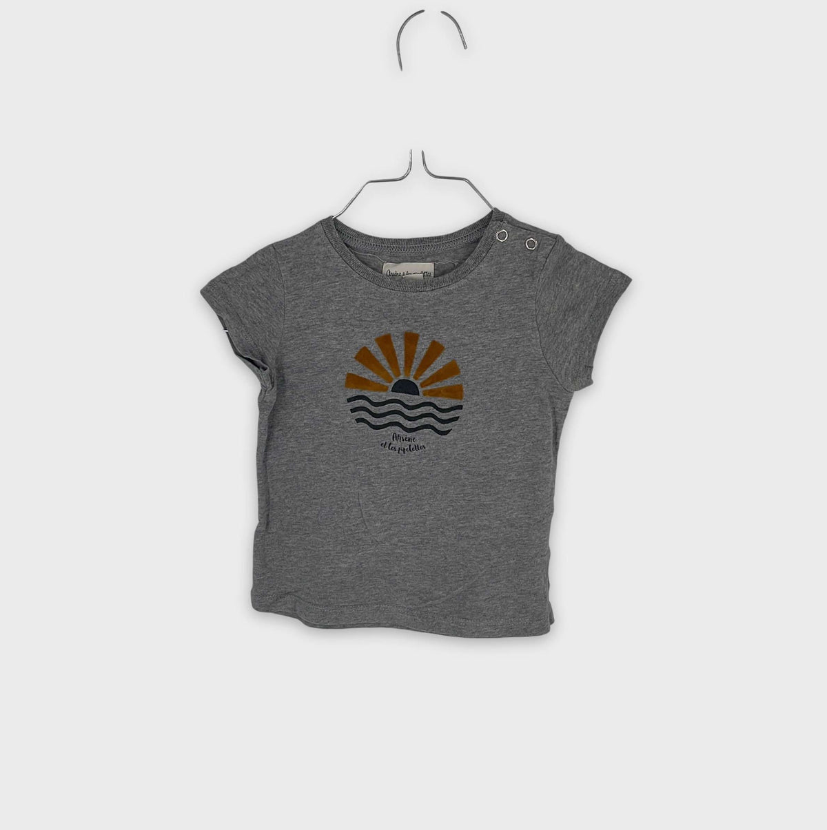 0-T-shirt manches courtes Arsène & Les Pipelettes 24 mois