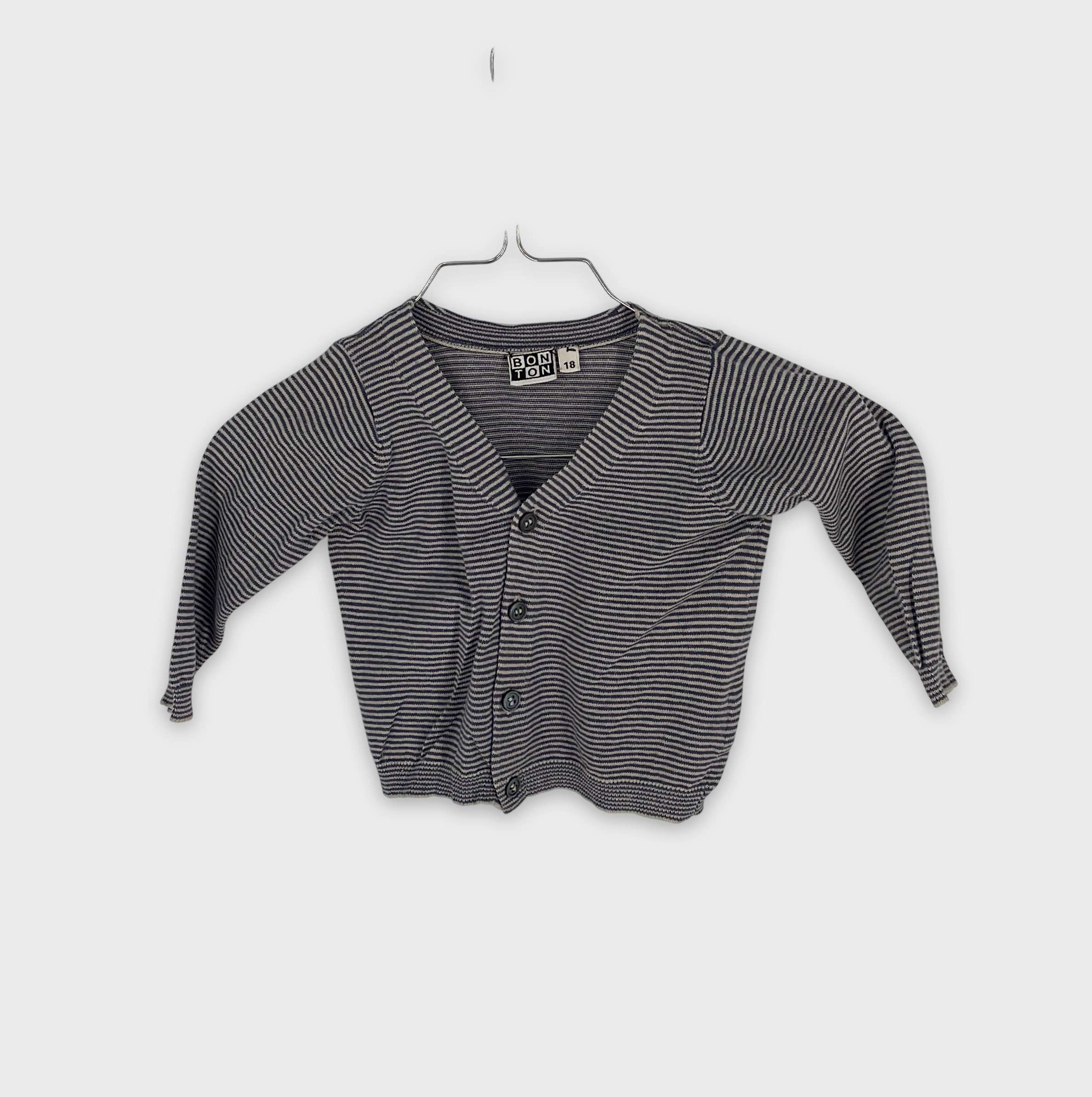 0-Gilet Bonton 18 mois