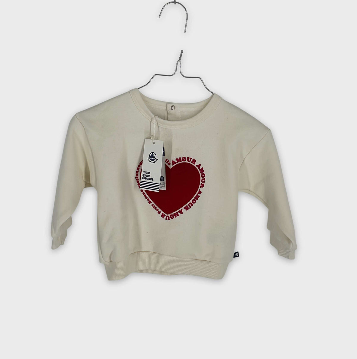 0-Sweat Petit Bateau 18 mois