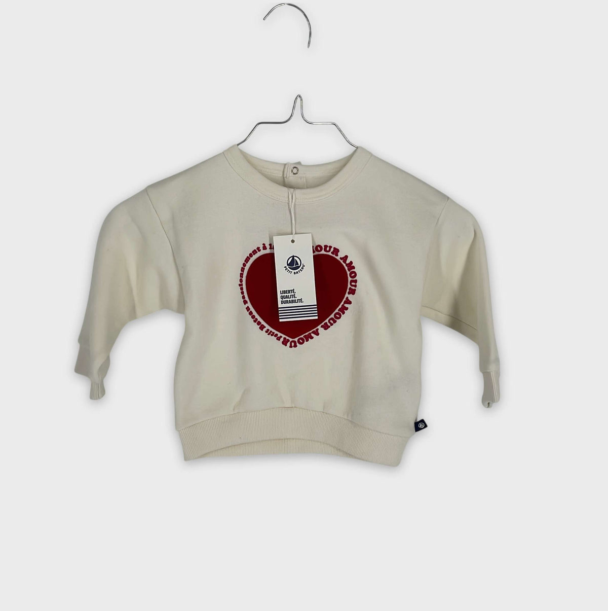 0-Sweat Petit Bateau 18 mois