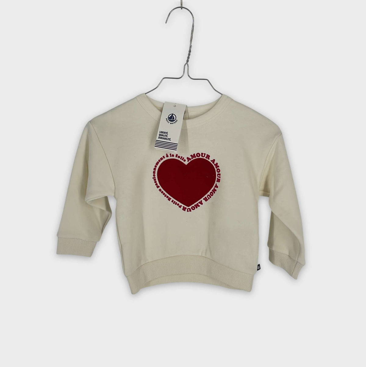0-Sweat Petit Bateau 24 mois
