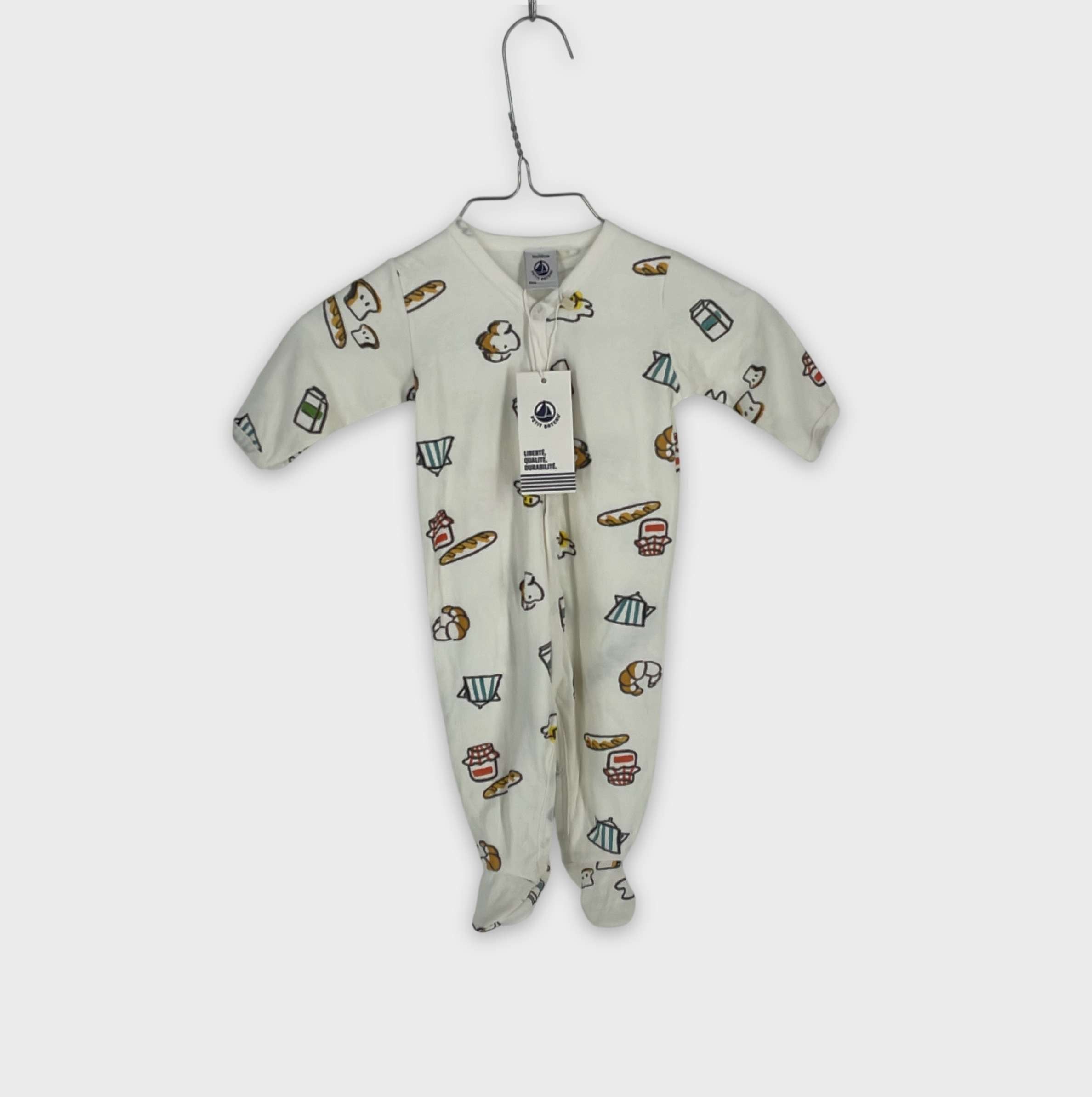 0-Pyjama long Petit Bateau 3 mois