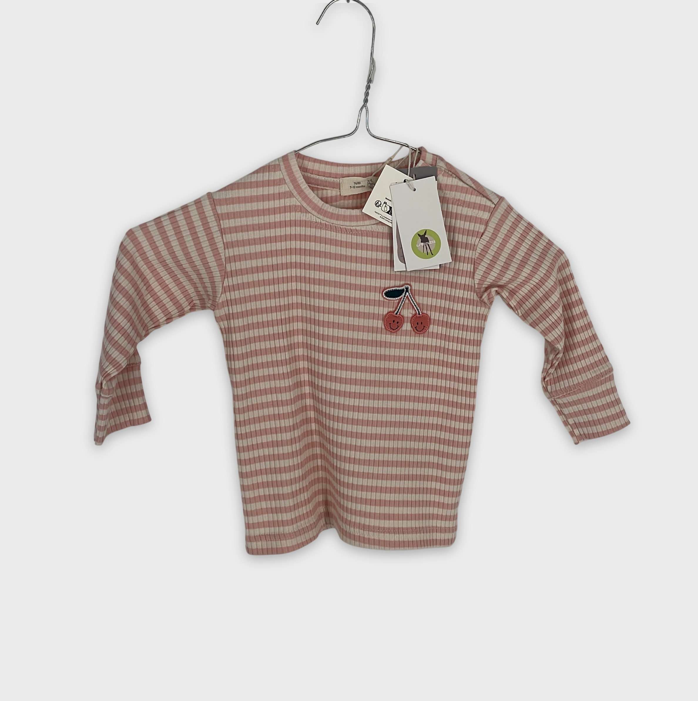 0-T-shirt manches longues Lassig 9-12 Mois