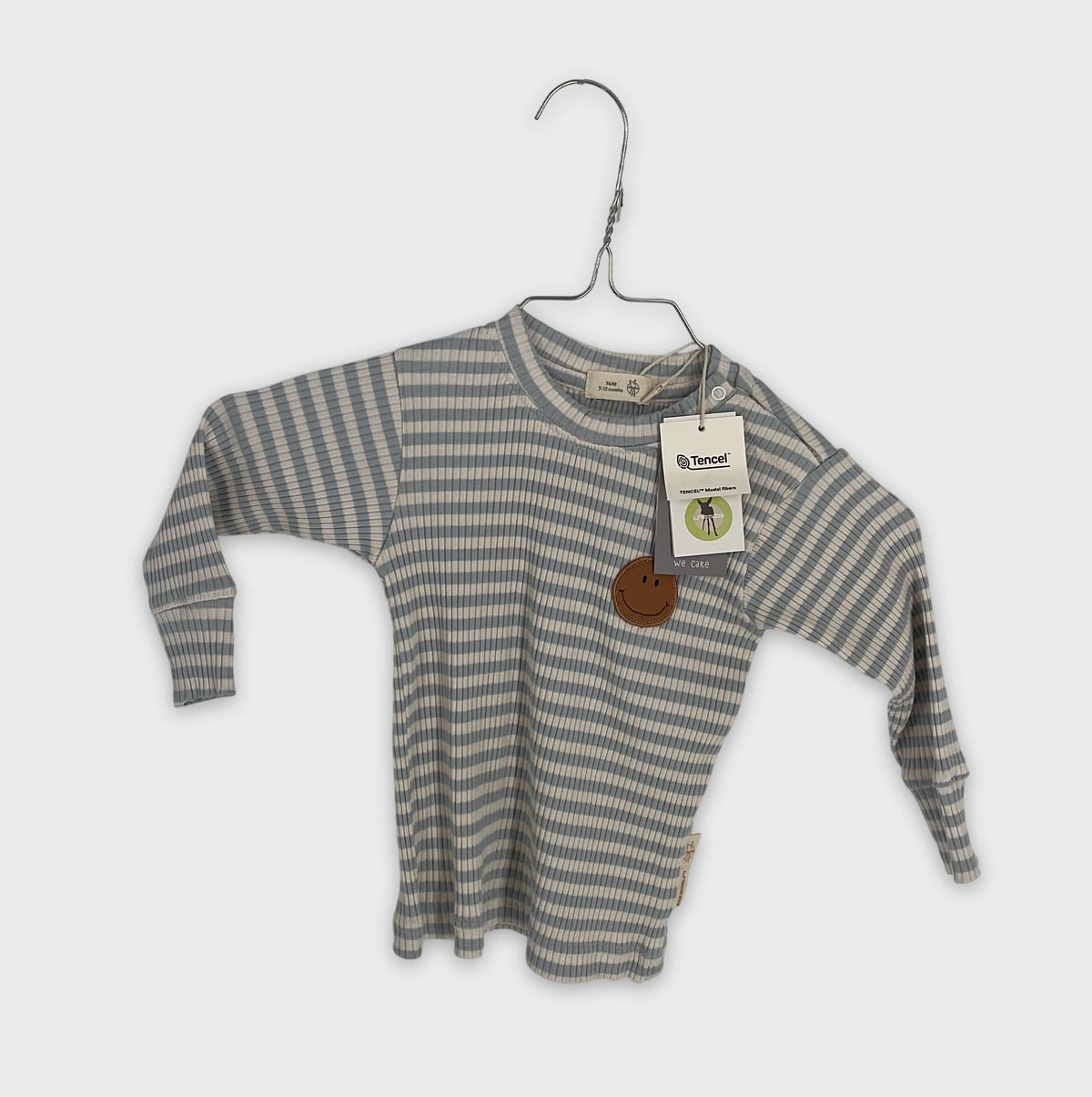 0-T-shirt manches longues Lassig 9-12 Mois