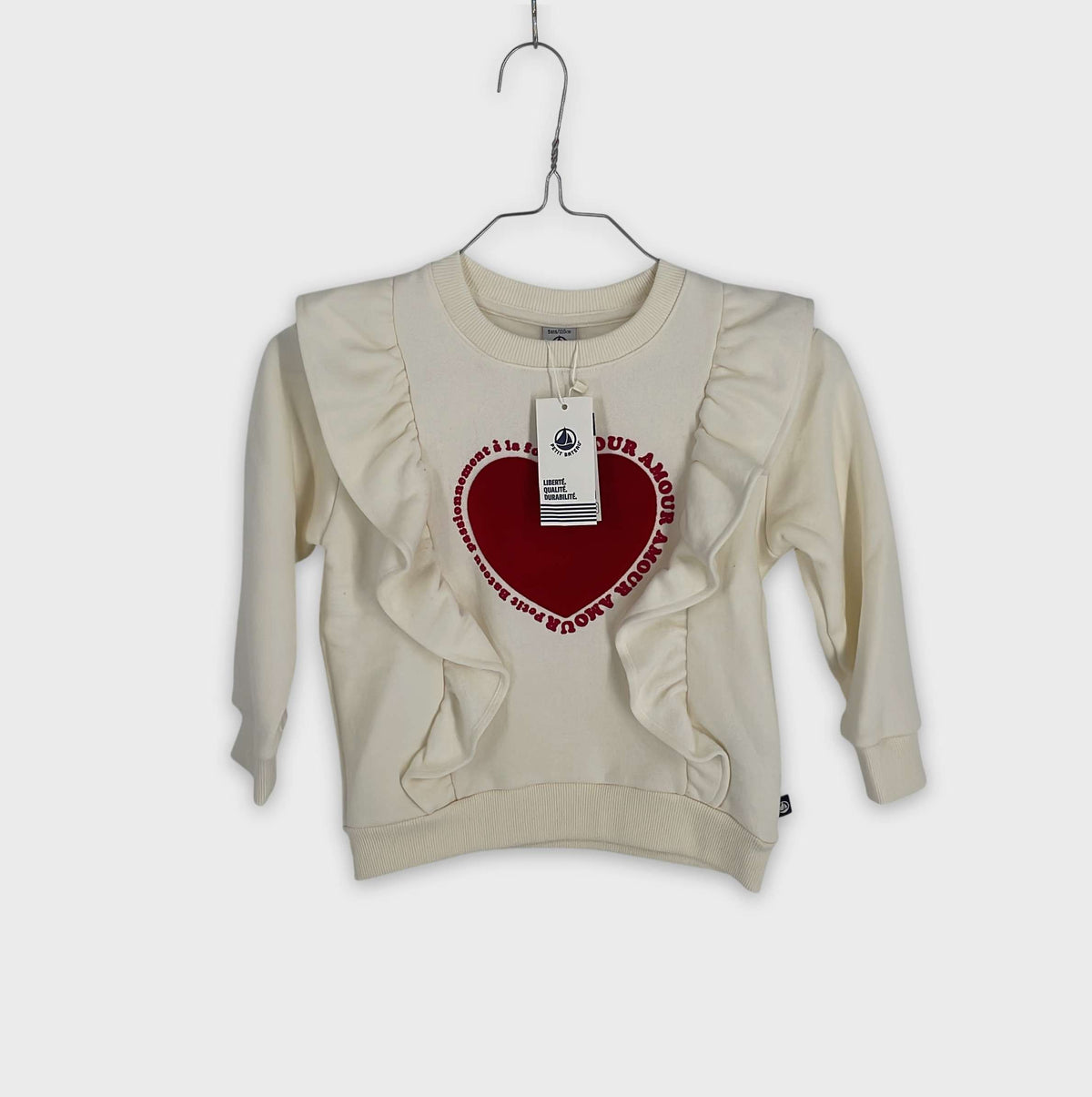 0-Sweat Petit Bateau 5 ans