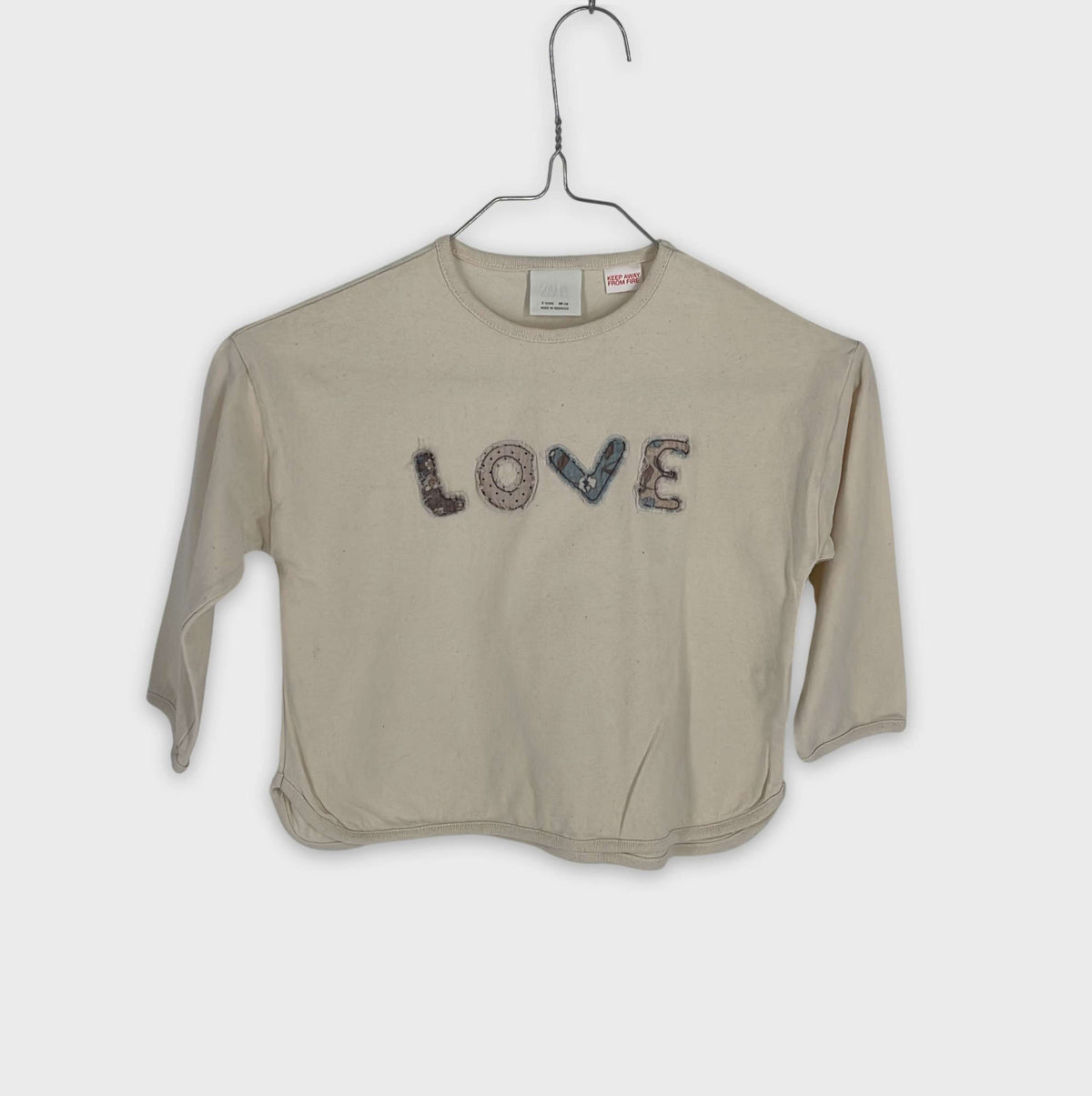 0-T-shirt manches longues Zara Kids 3 ans