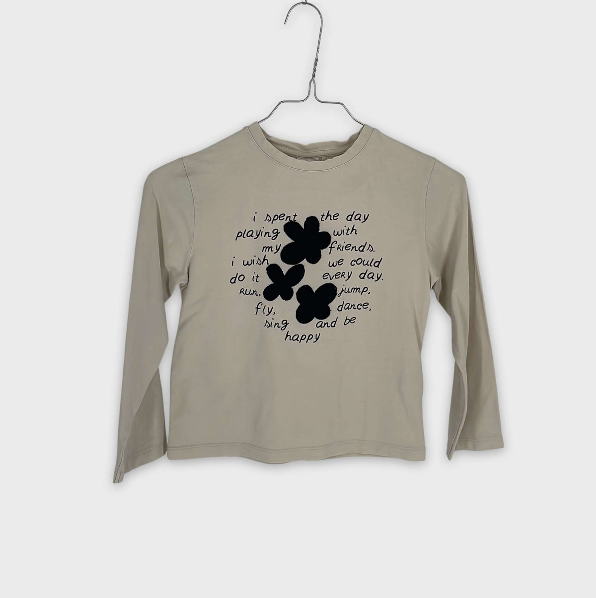 0-T-shirt manches longues Zara Kids 8-9 Ans