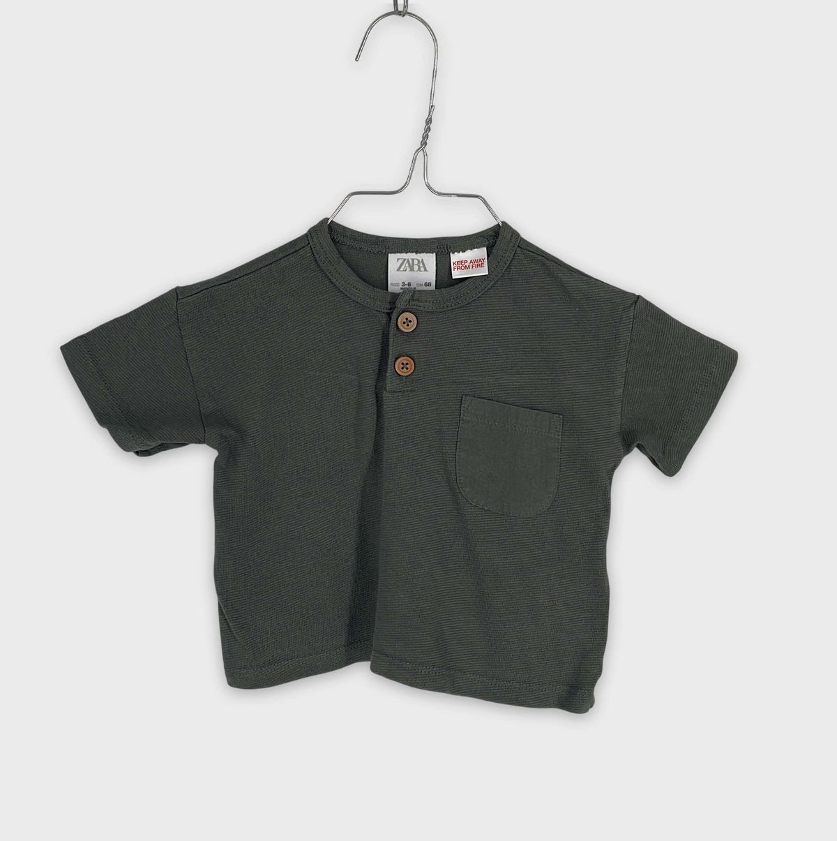 0-T-shirt manches courtes Zara Kids 3-6 Mois