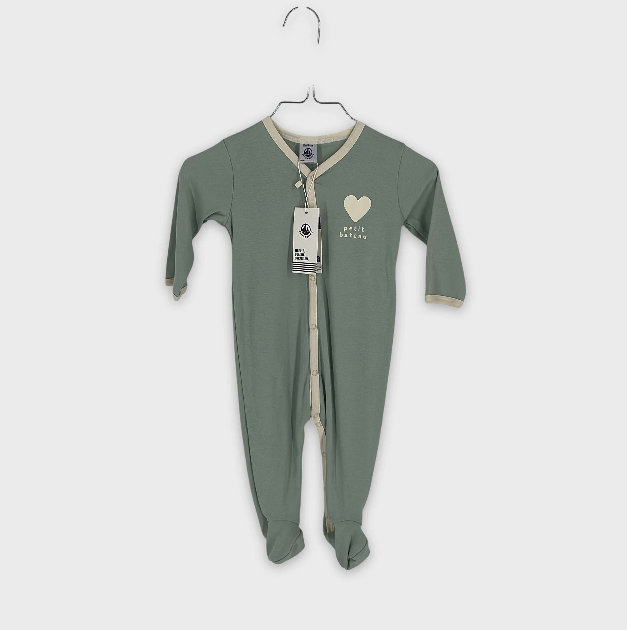 0-Pyjama long Petit Bateau 12 mois