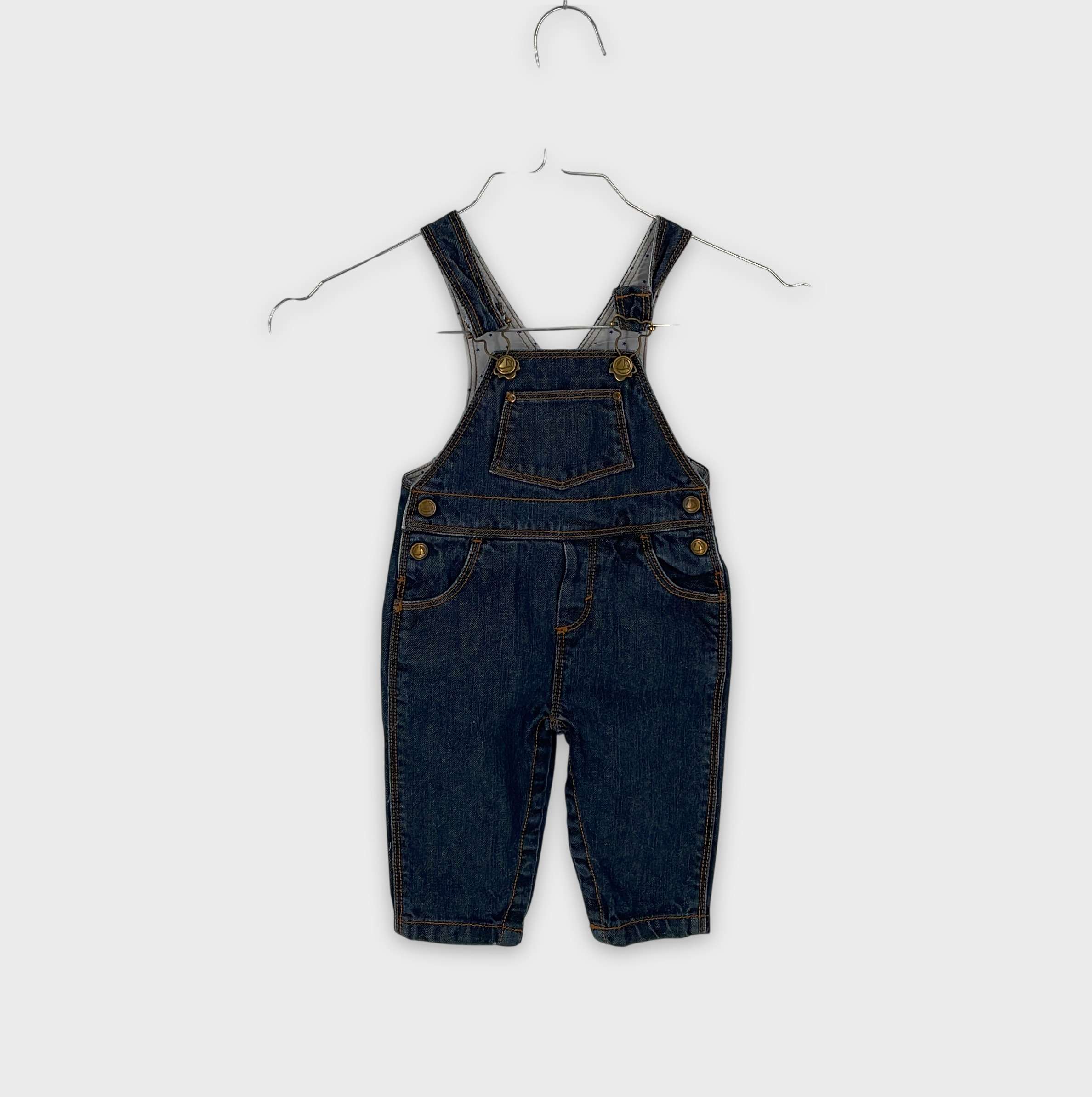 0-Salopette (longue) Petit Bateau 3 mois