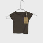 0-T-shirt manches courtes Little hedonist 1-3 Mois