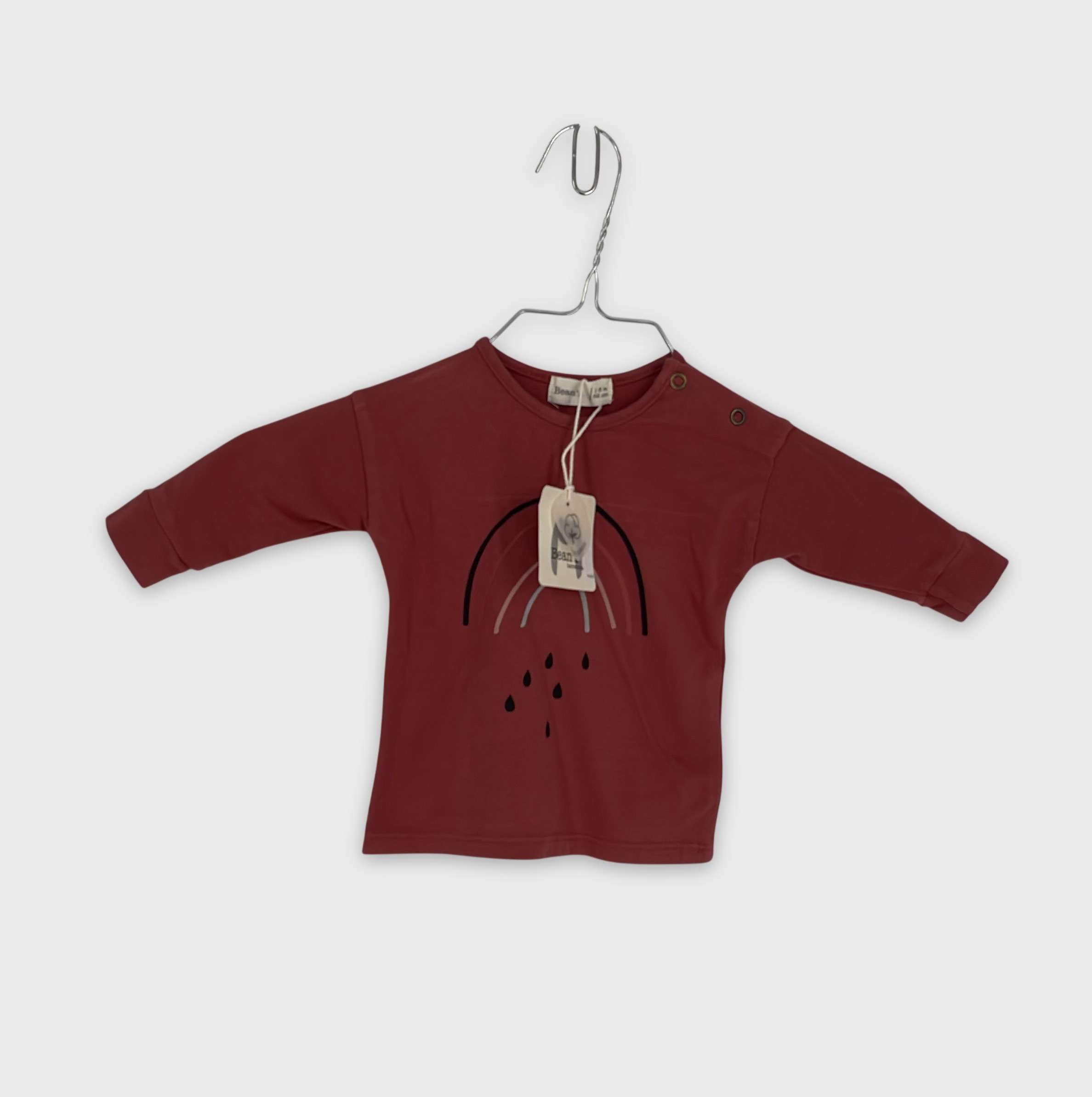 0-T-shirt manches longues Bean'S 1-3 Mois
