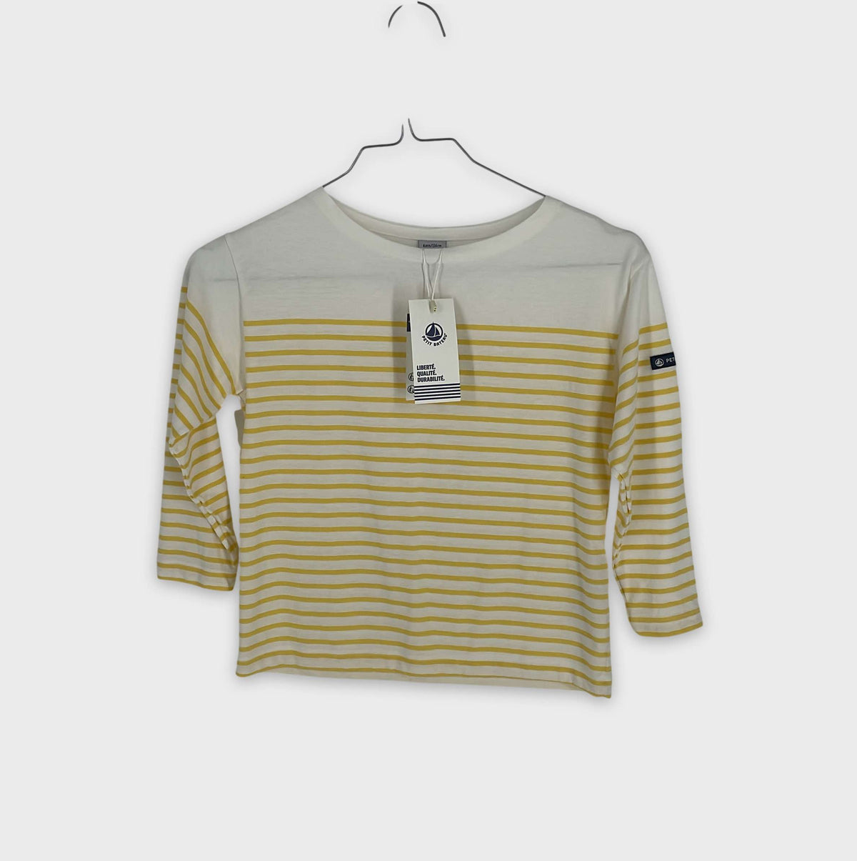 0-T-shirt manches longues Petit Bateau 6 ans