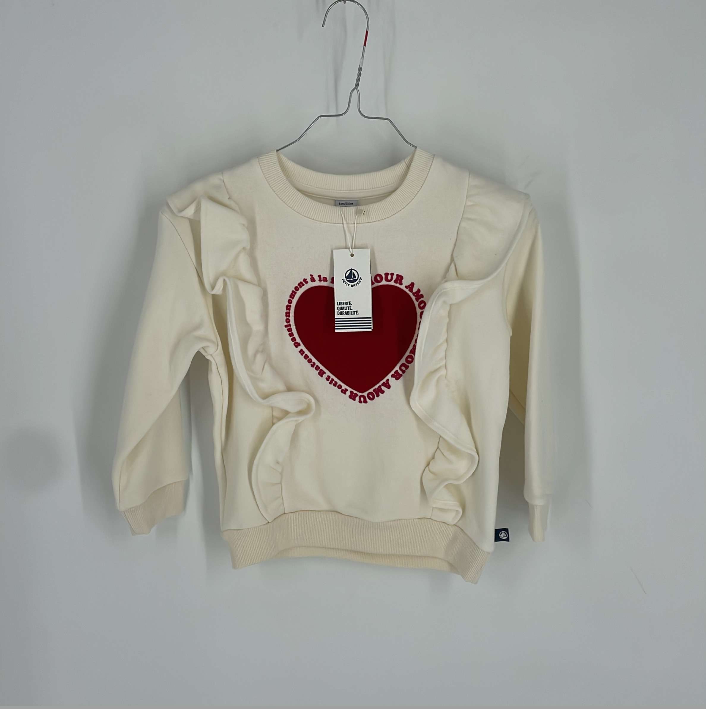 0-Sweat Petit Bateau 6 ans