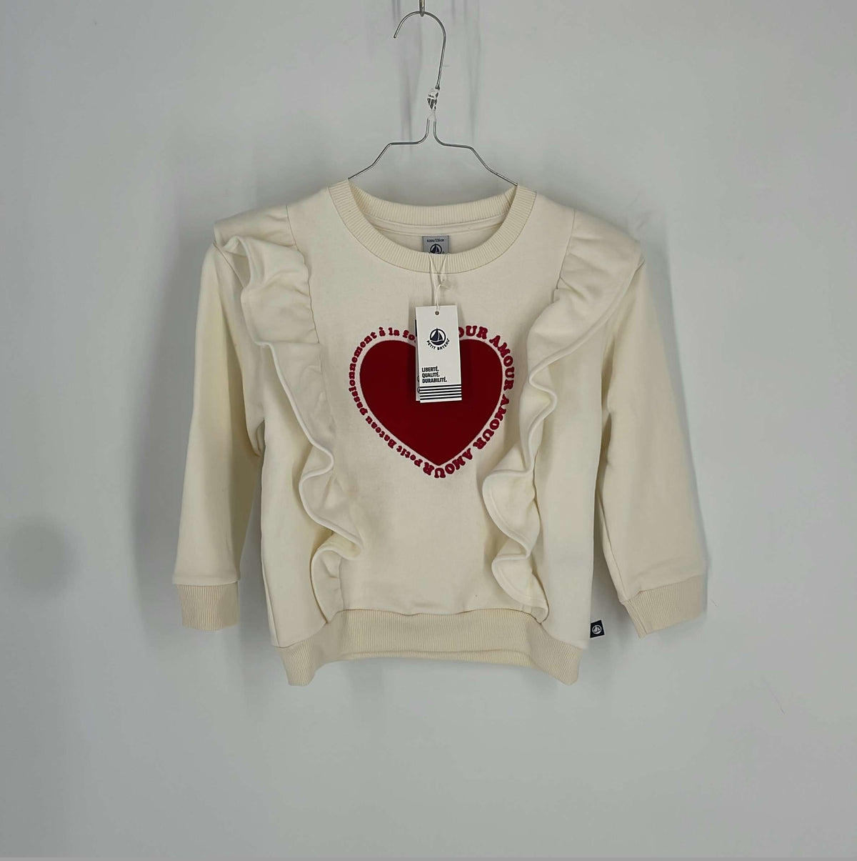 0-Sweat Petit Bateau 6 ans