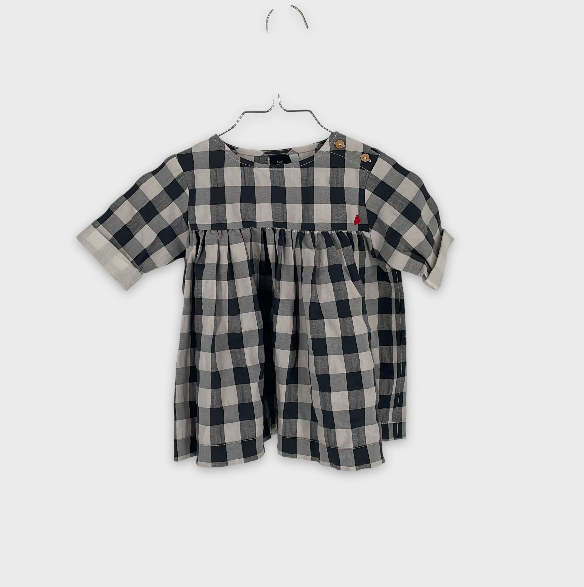 0-Robe Mundo Melocoton 9-12 Mois