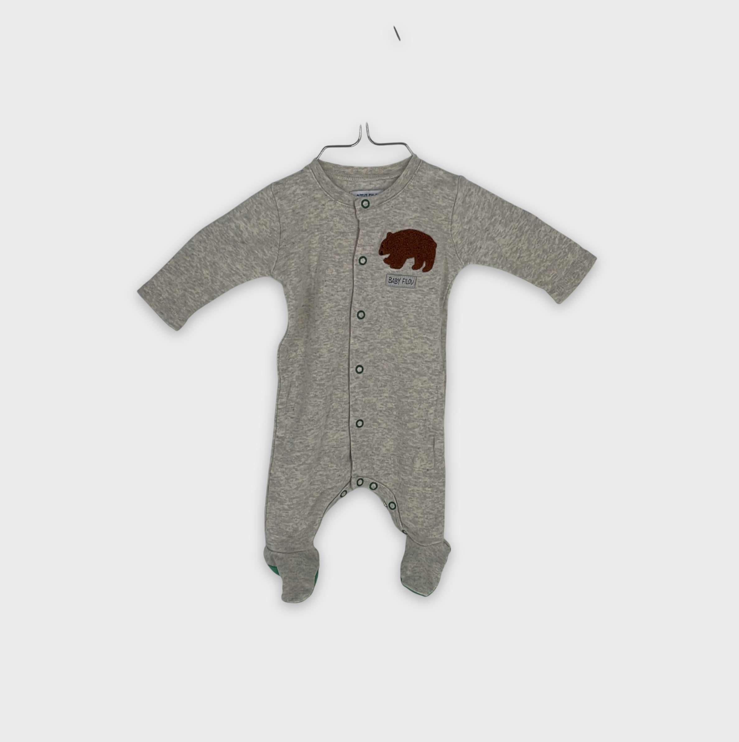 0-Pyjama long P'tit filou Naissance