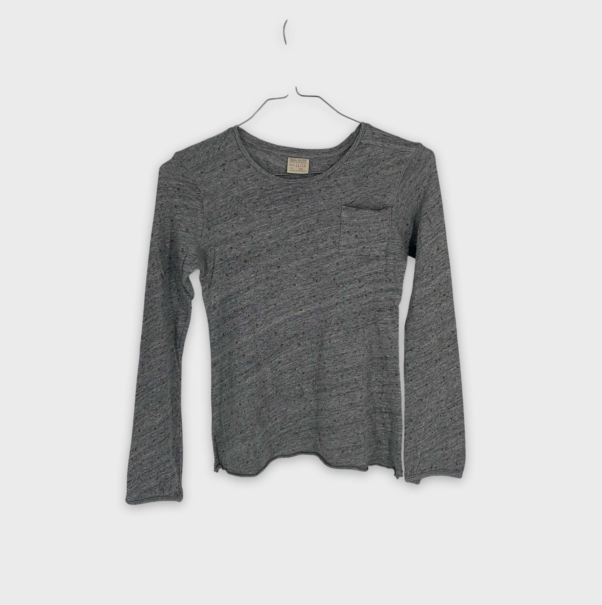 0-T-shirt manches longues Zara Kids 11-12 Ans
