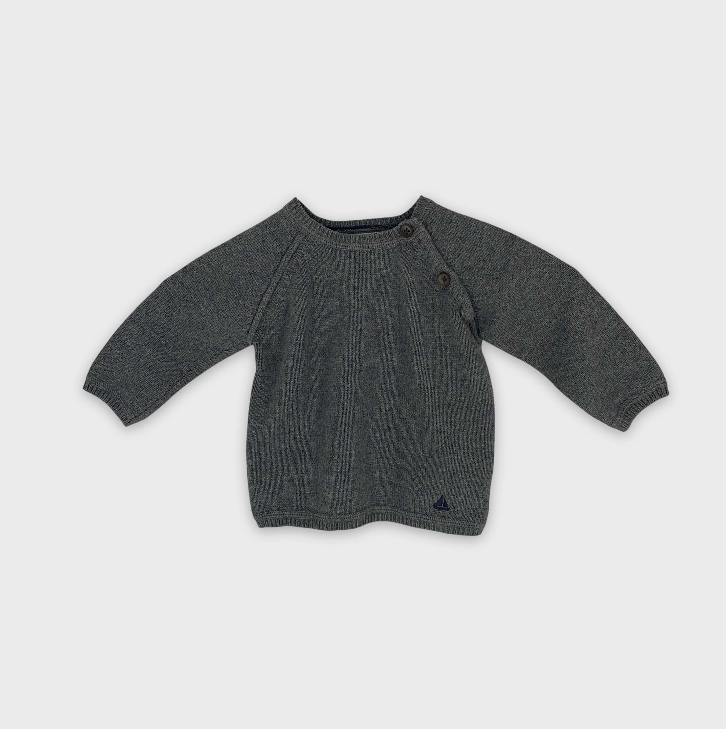 0-Pull Petit Bateau 3 mois