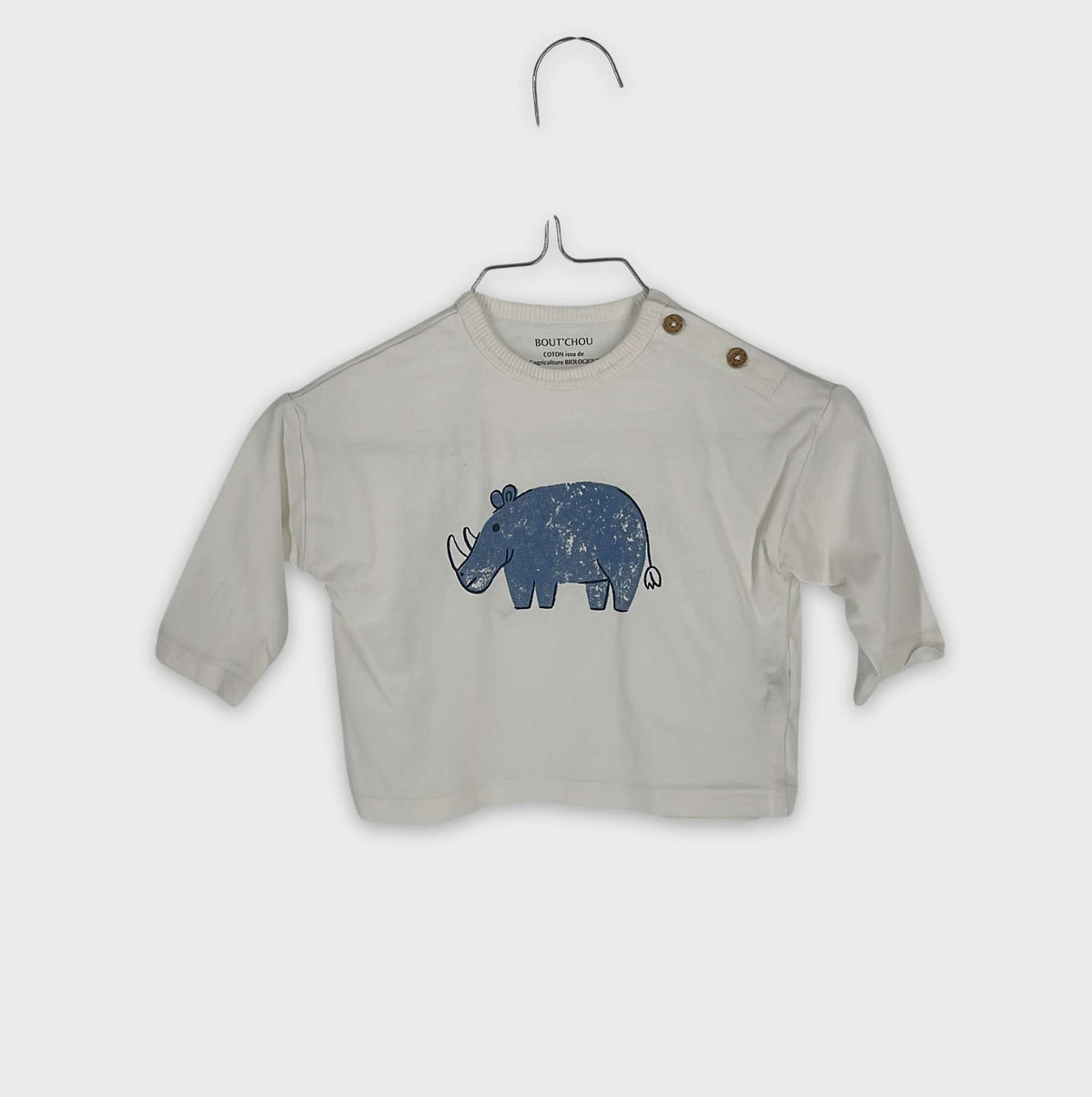 0-T-shirt manches longues Bout'Chou 6 mois
