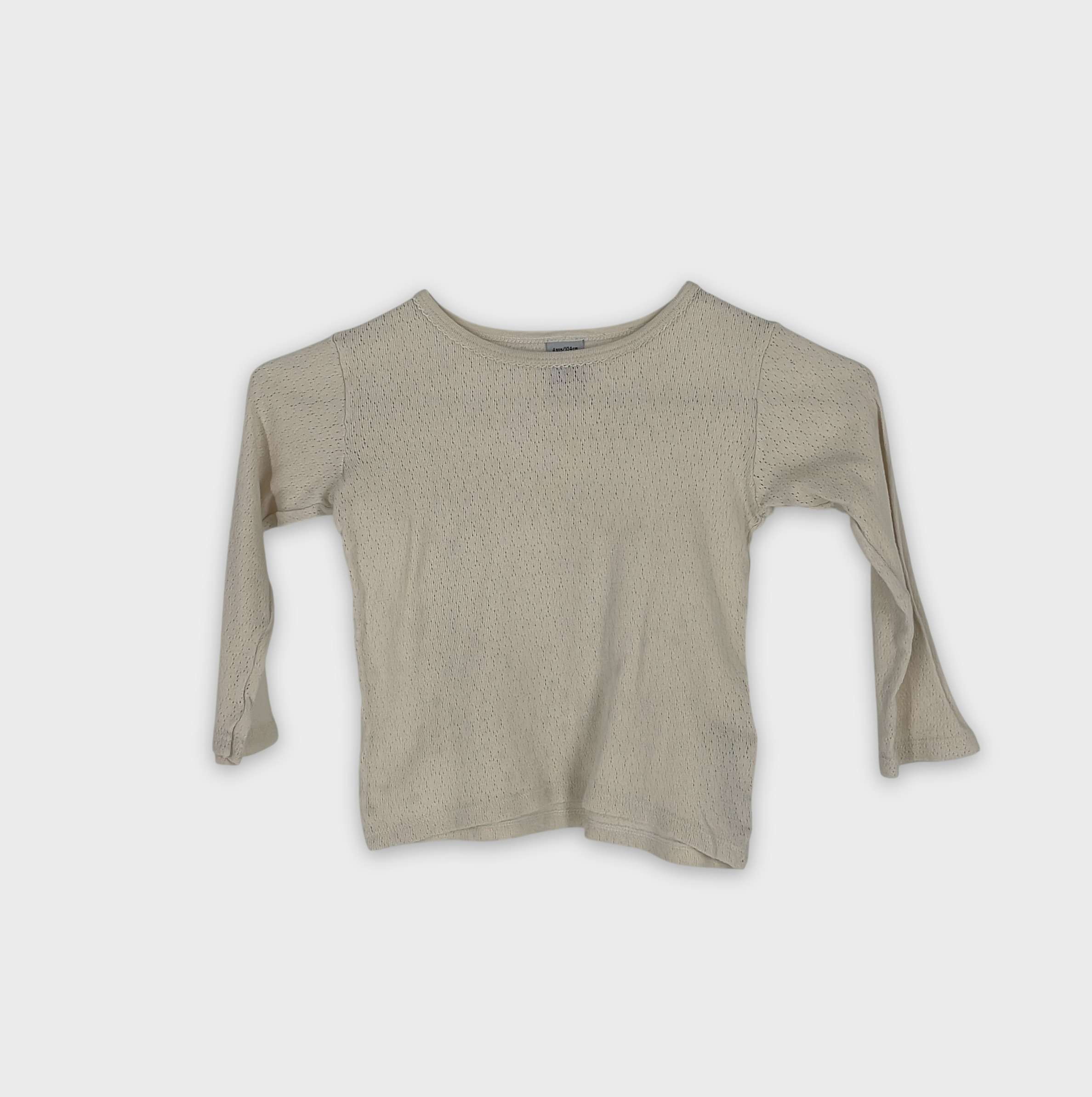 0-T-shirt manches longues Petit Bateau 4 ans