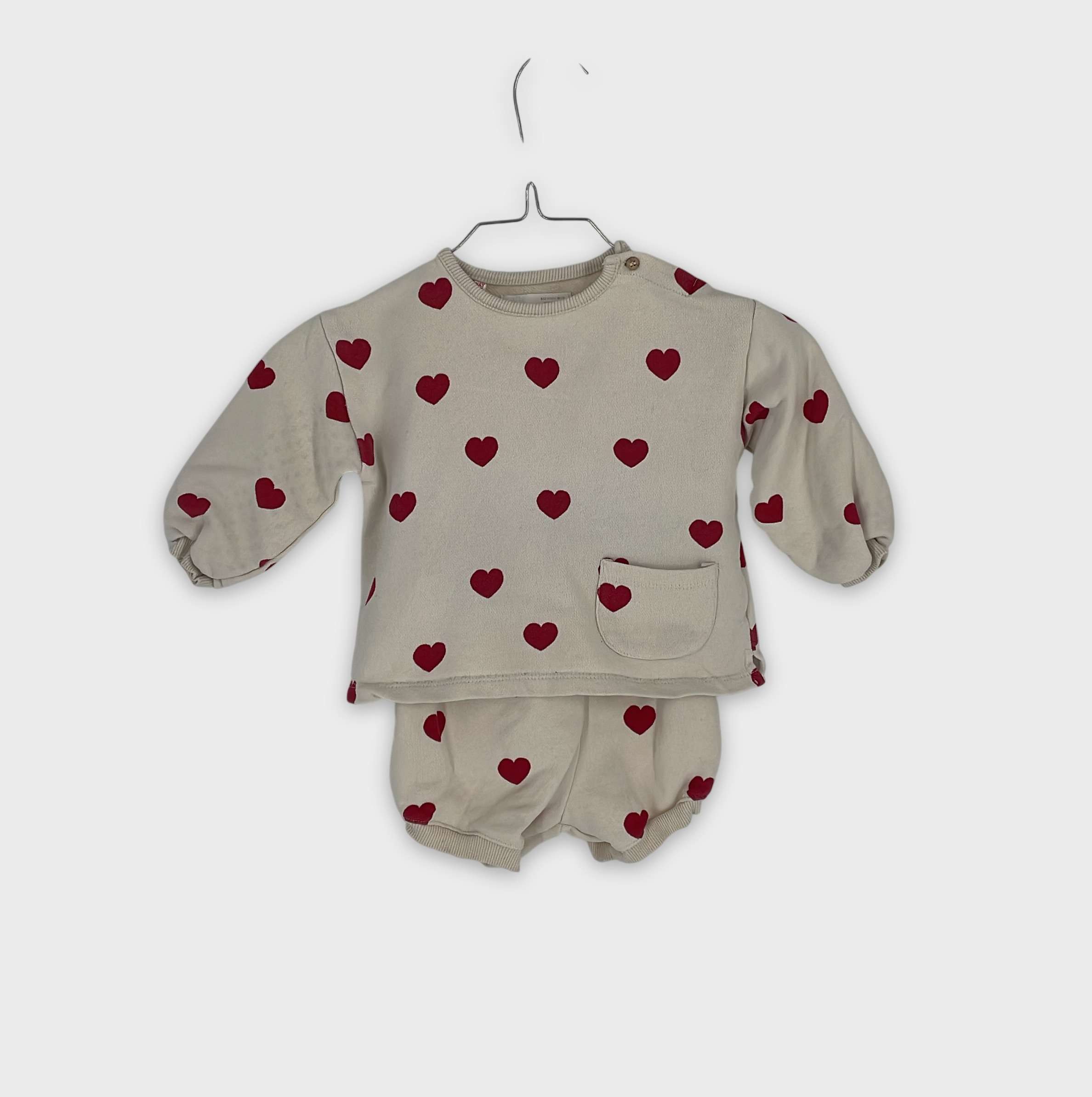0-Ensemble Zara Kids 9-12 Mois