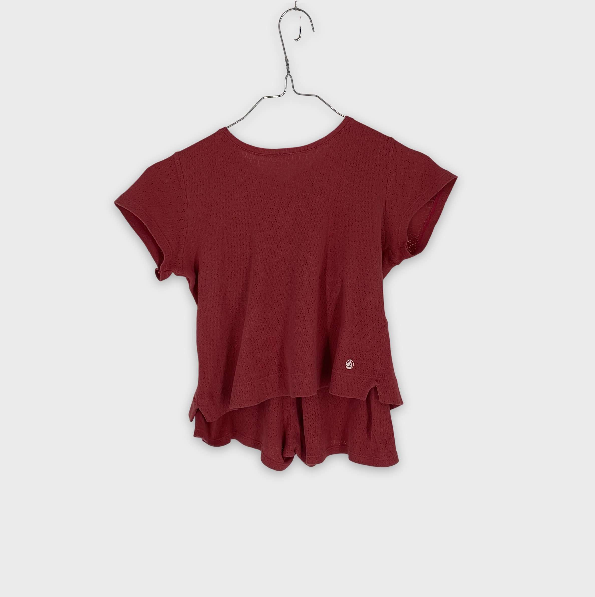 0-T-shirt manches courtes Petit Bateau 8 ans