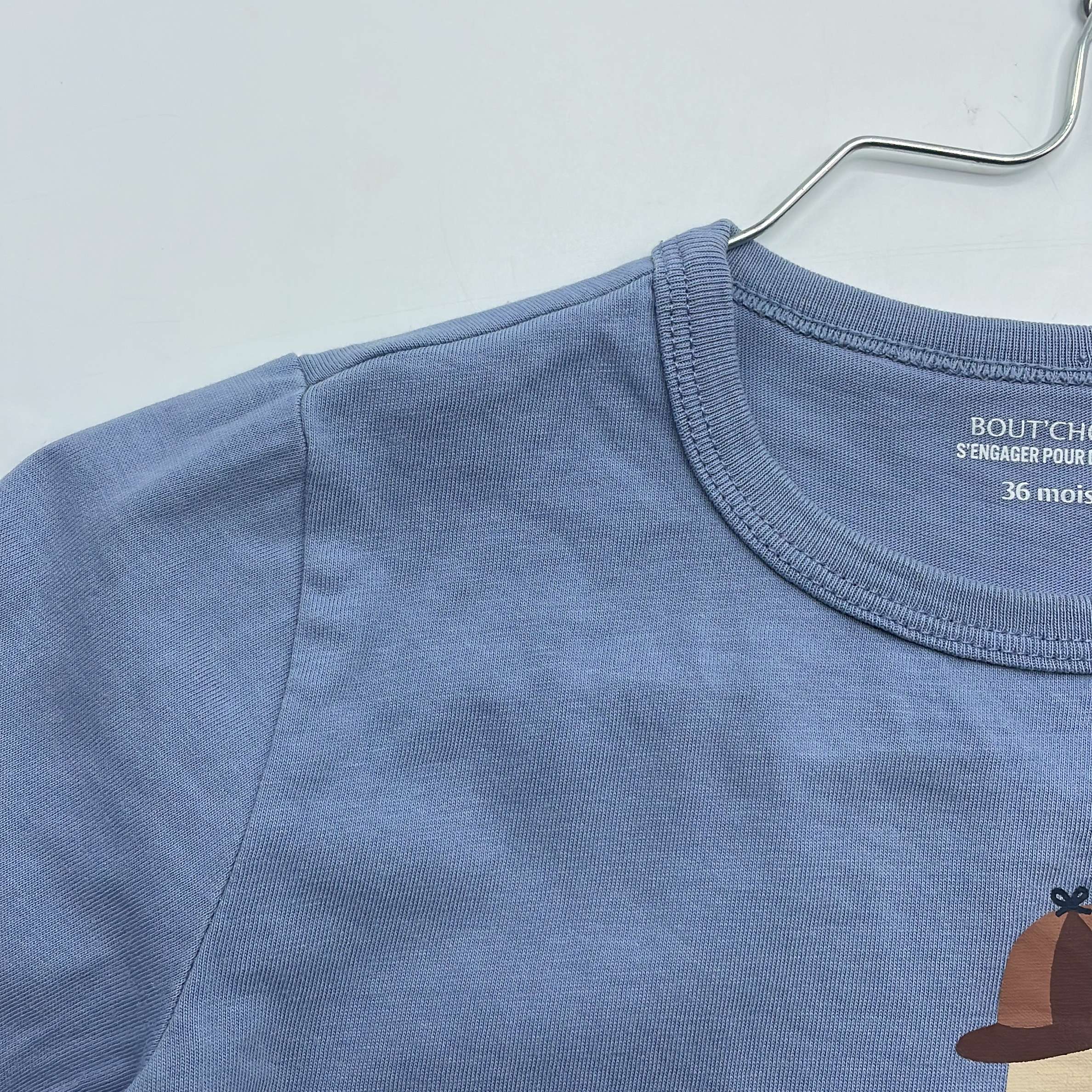1-T-shirt manches longues Bout'Chou 3 ans
