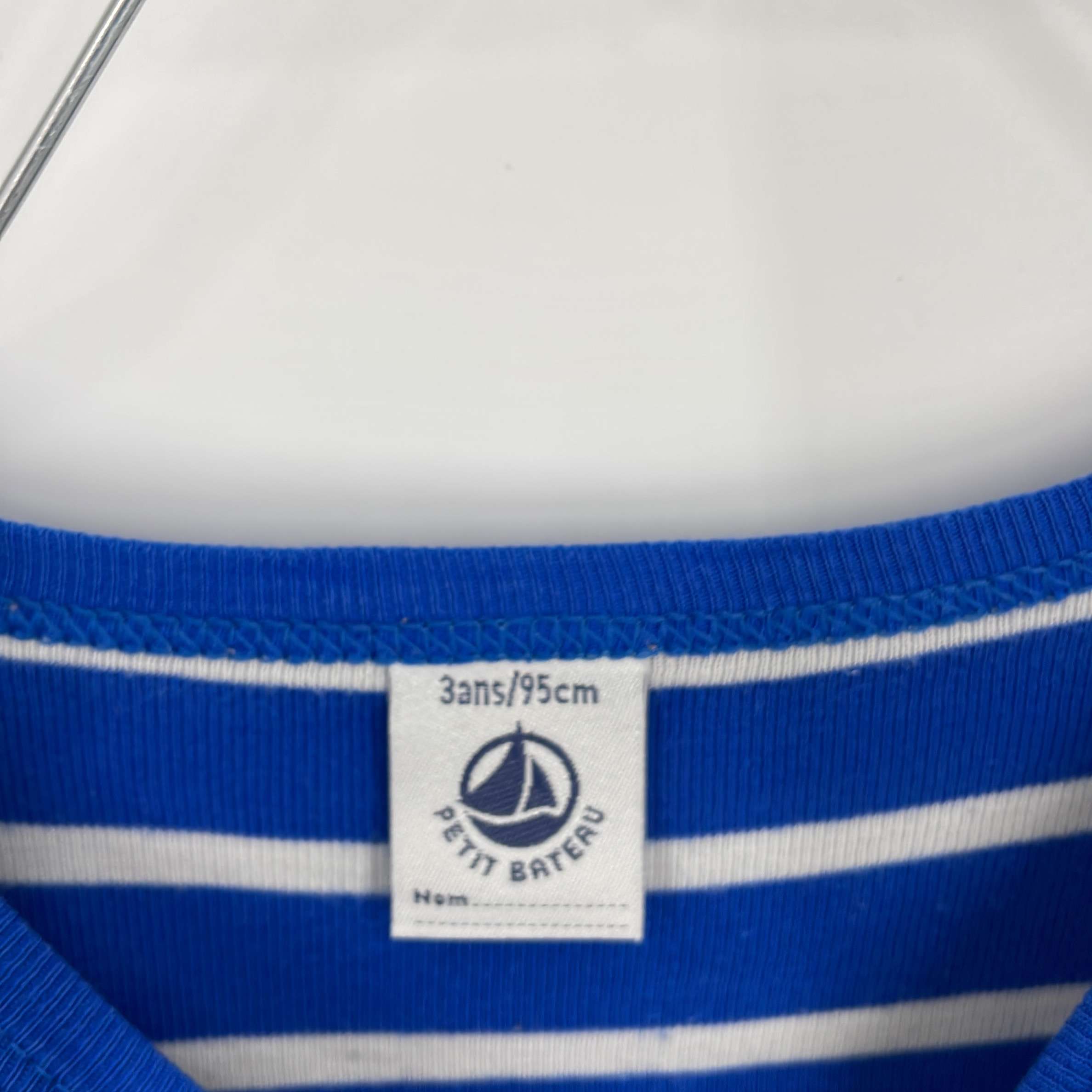 1-T-shirt manches longues Petit Bateau 3 ans