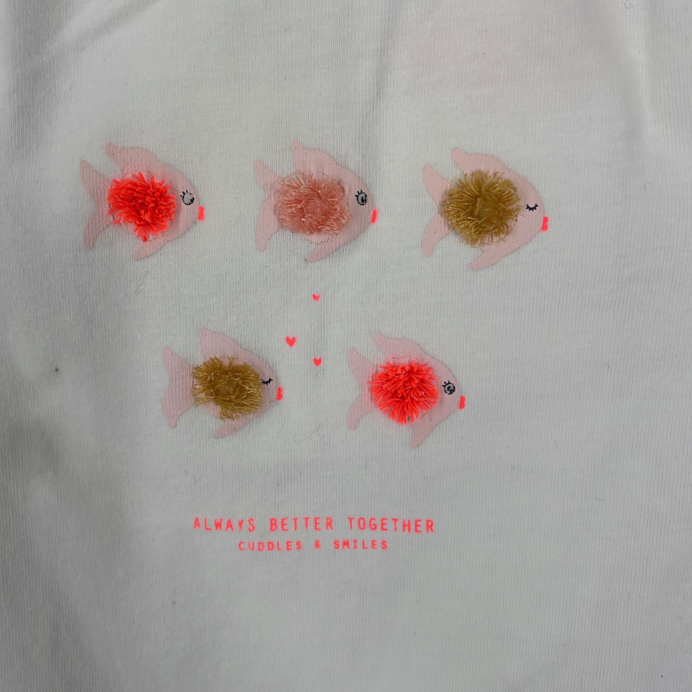 1-T-shirt manches courtes Cuddles And Smiles 3 mois