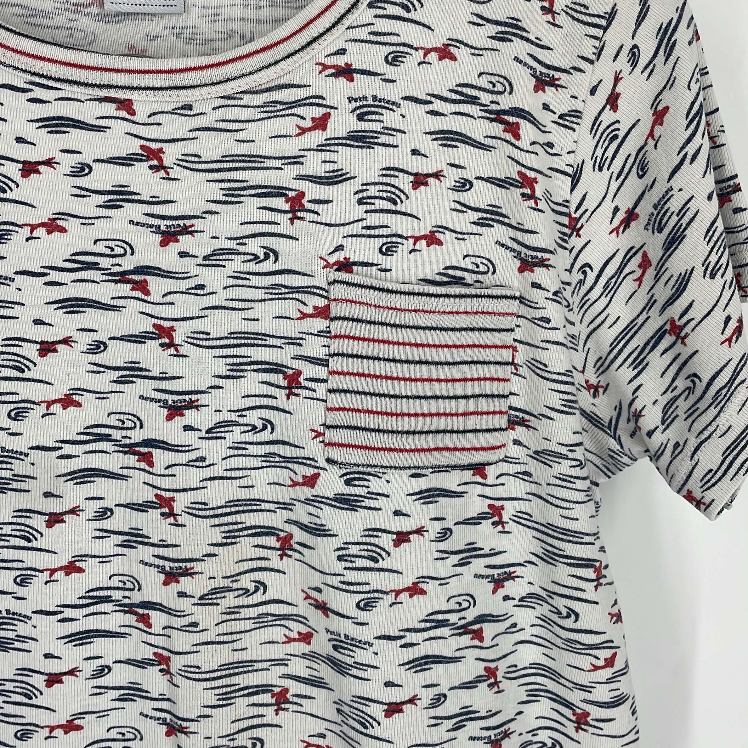1-Ensemble Petit Bateau 8 ans